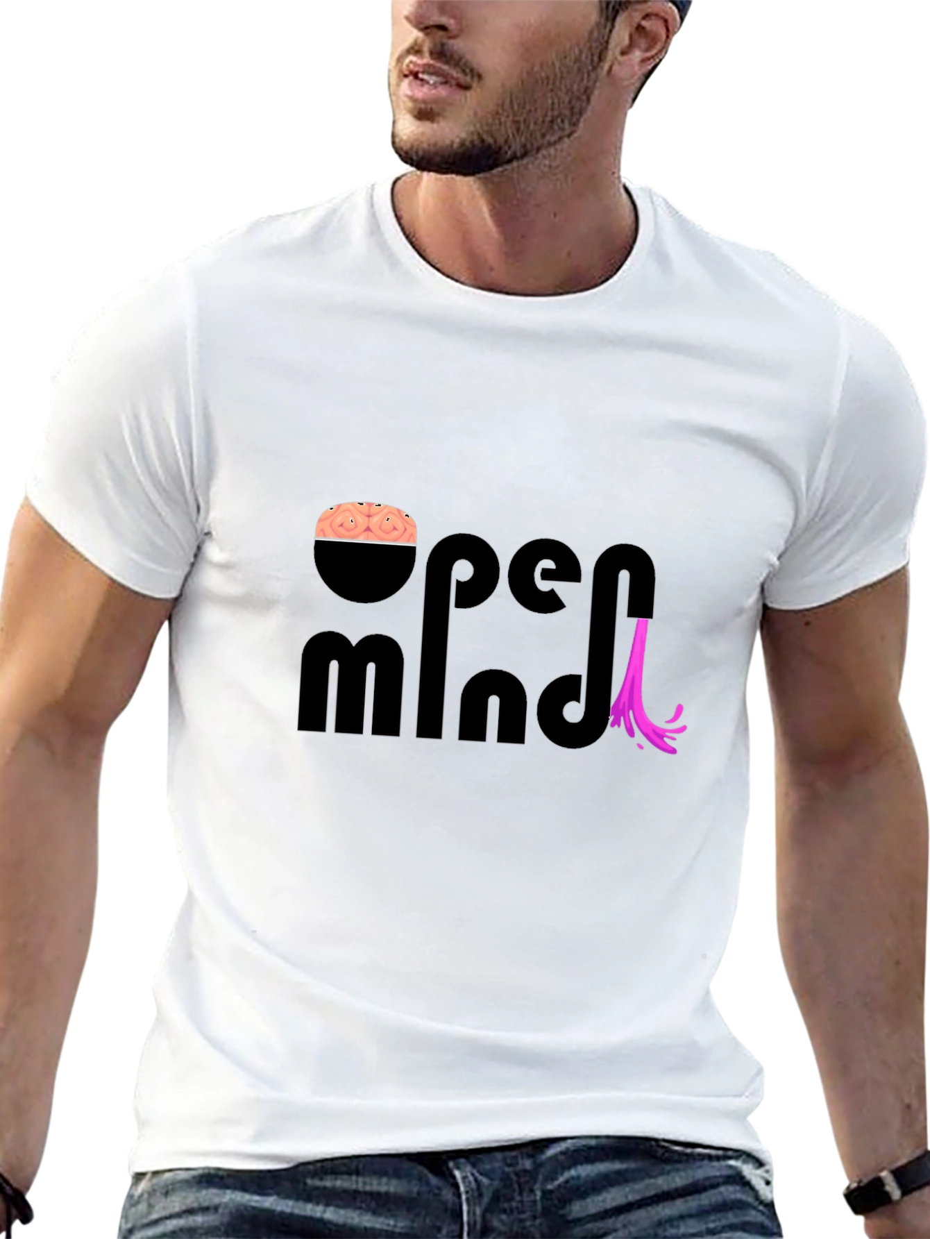 Open Mind T-Shirt - Creative Brain Design