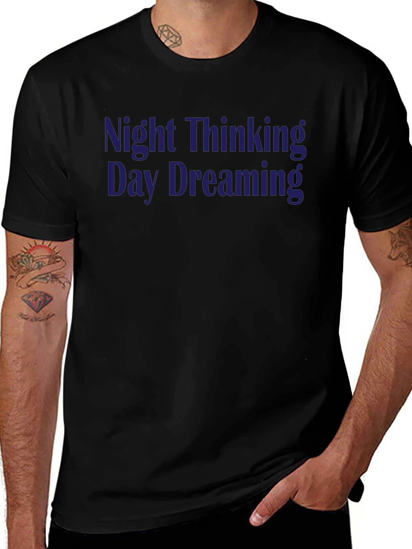 Night Thinking Day Dreaming Graphic T-Shirt