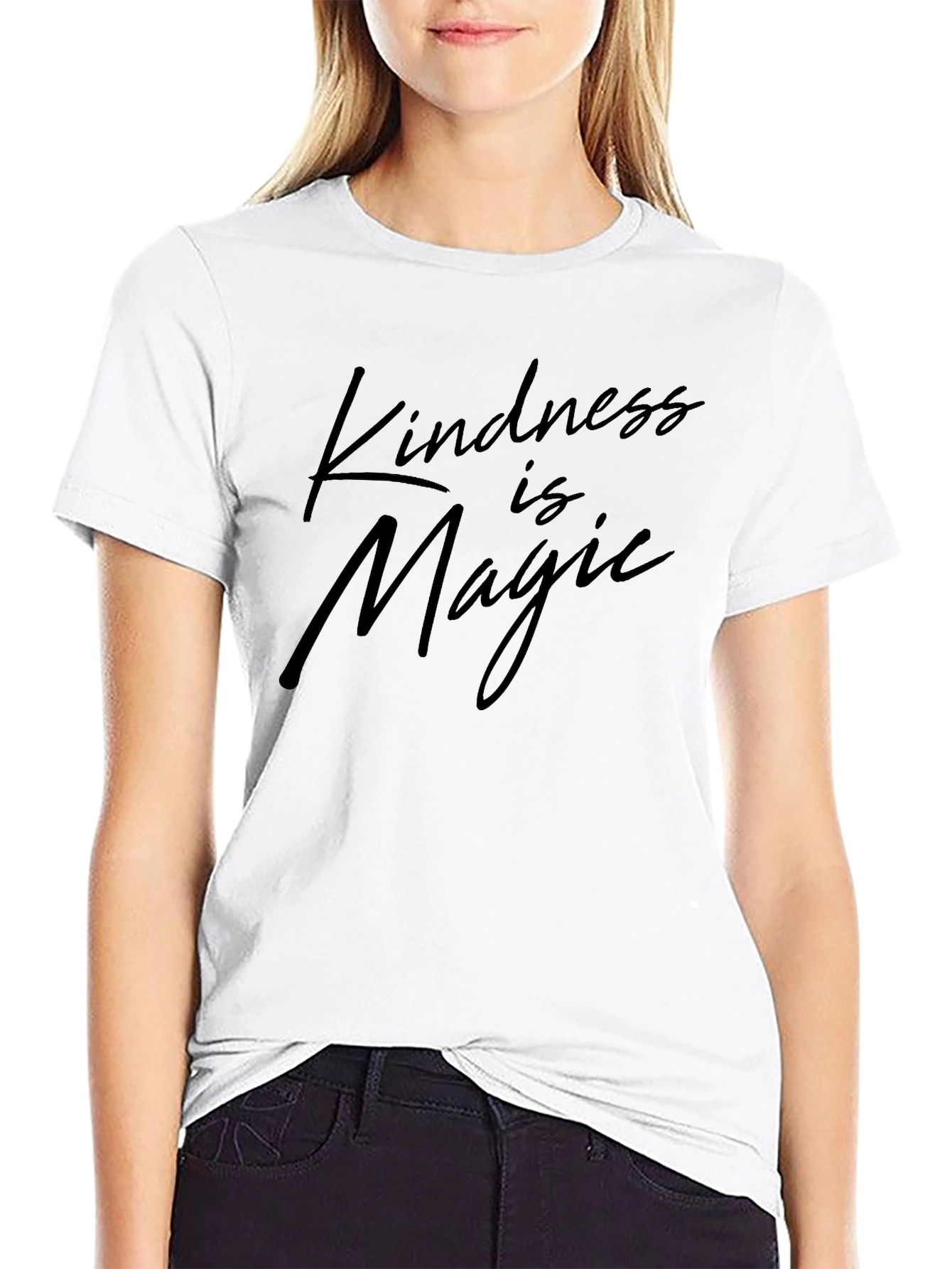 Kindness Is Magic Black T-Shirt
