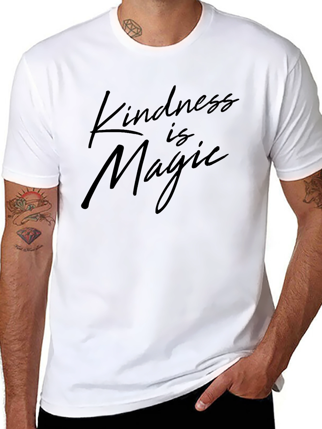 Kindness Is Magic Black T-Shirt