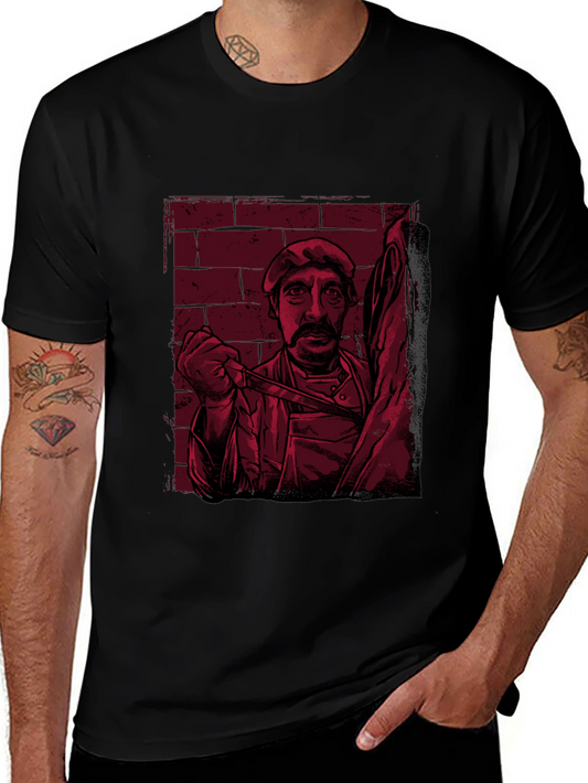 Vintage Butcher Graphic T-Shirt