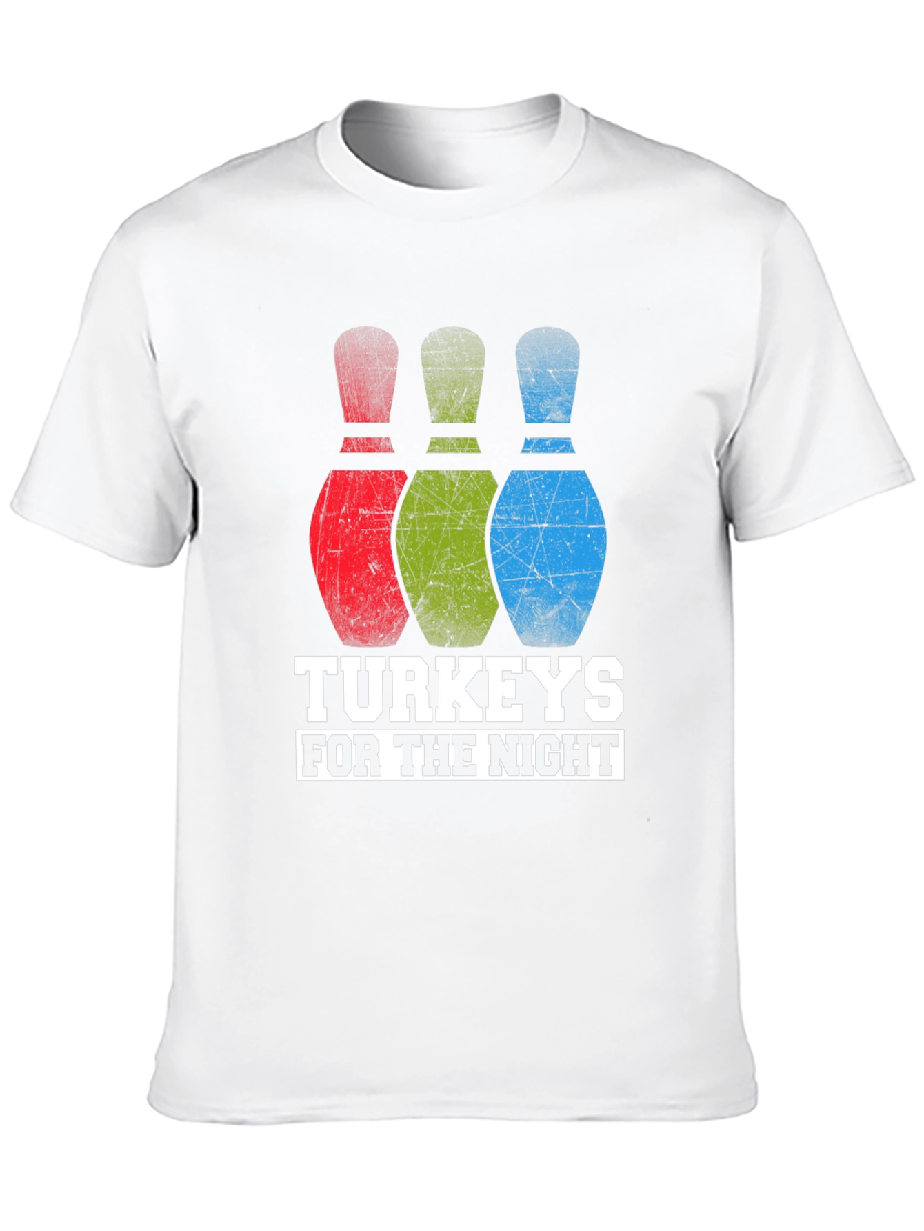 Turkeys For the Night Bowling Graphic Tee