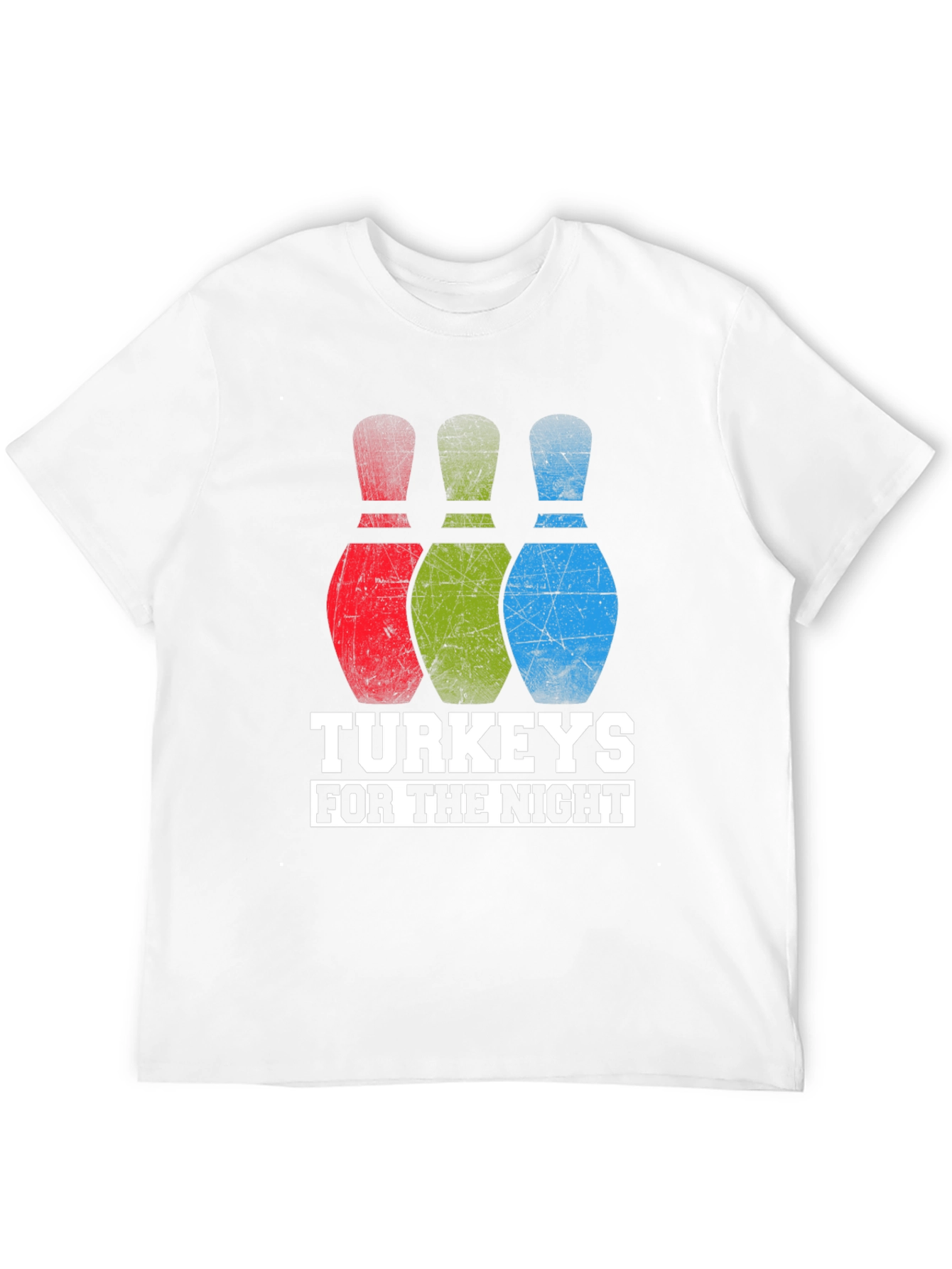 Turkeys For the Night Bowling Graphic Tee
