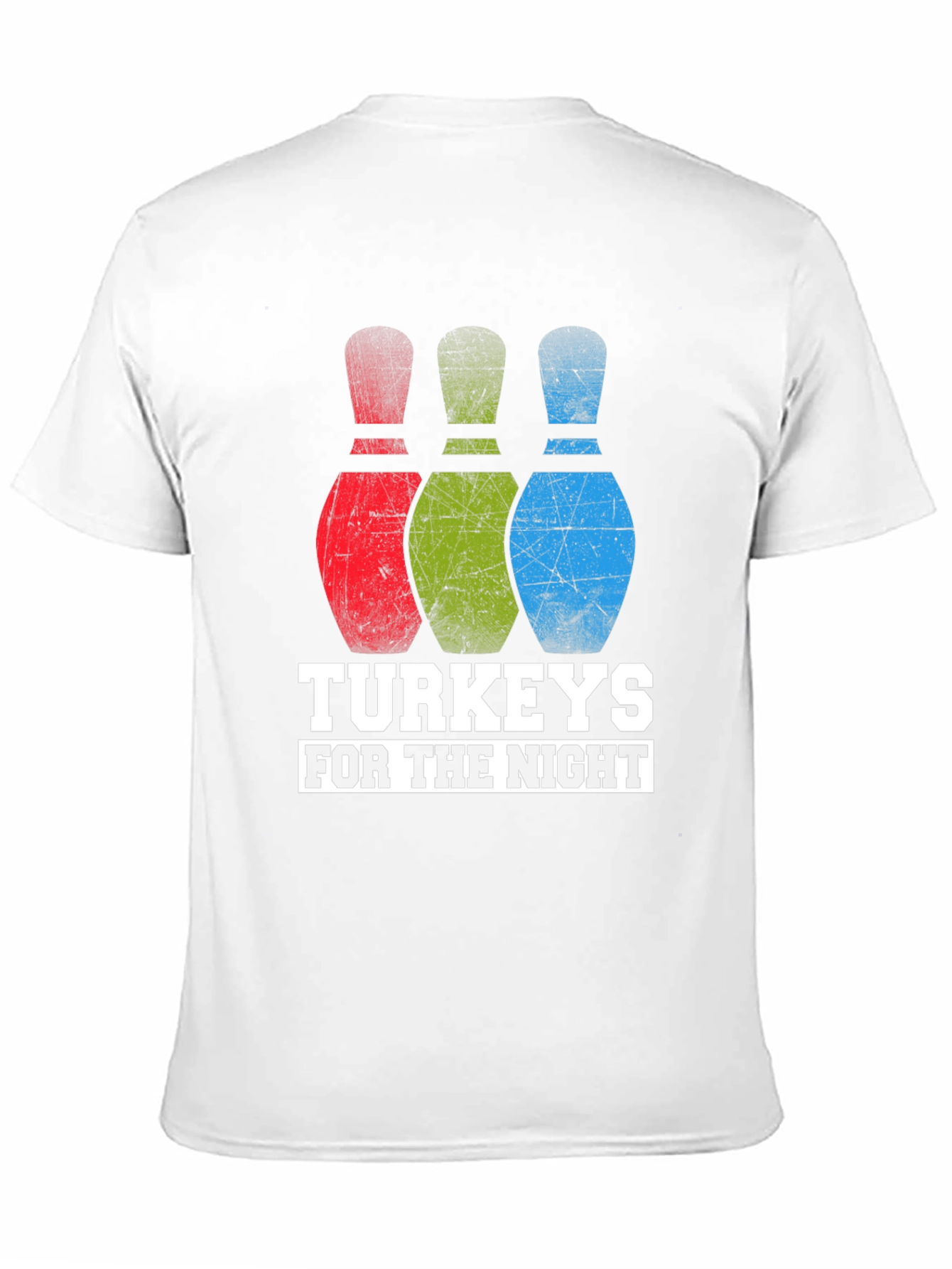 Turkeys For the Night Bowling Graphic Tee