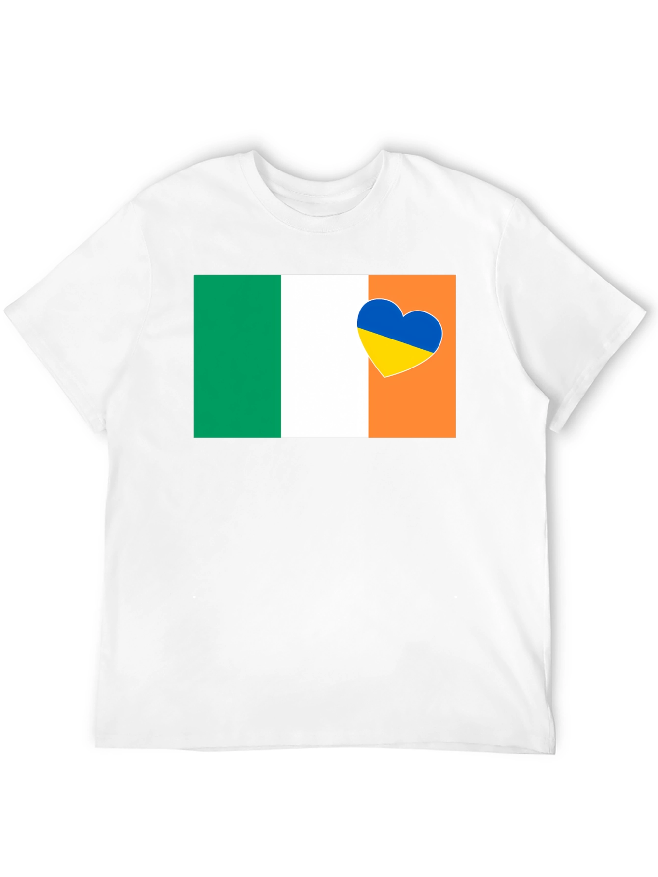 Ireland & Ukraine Heart T-Shirt