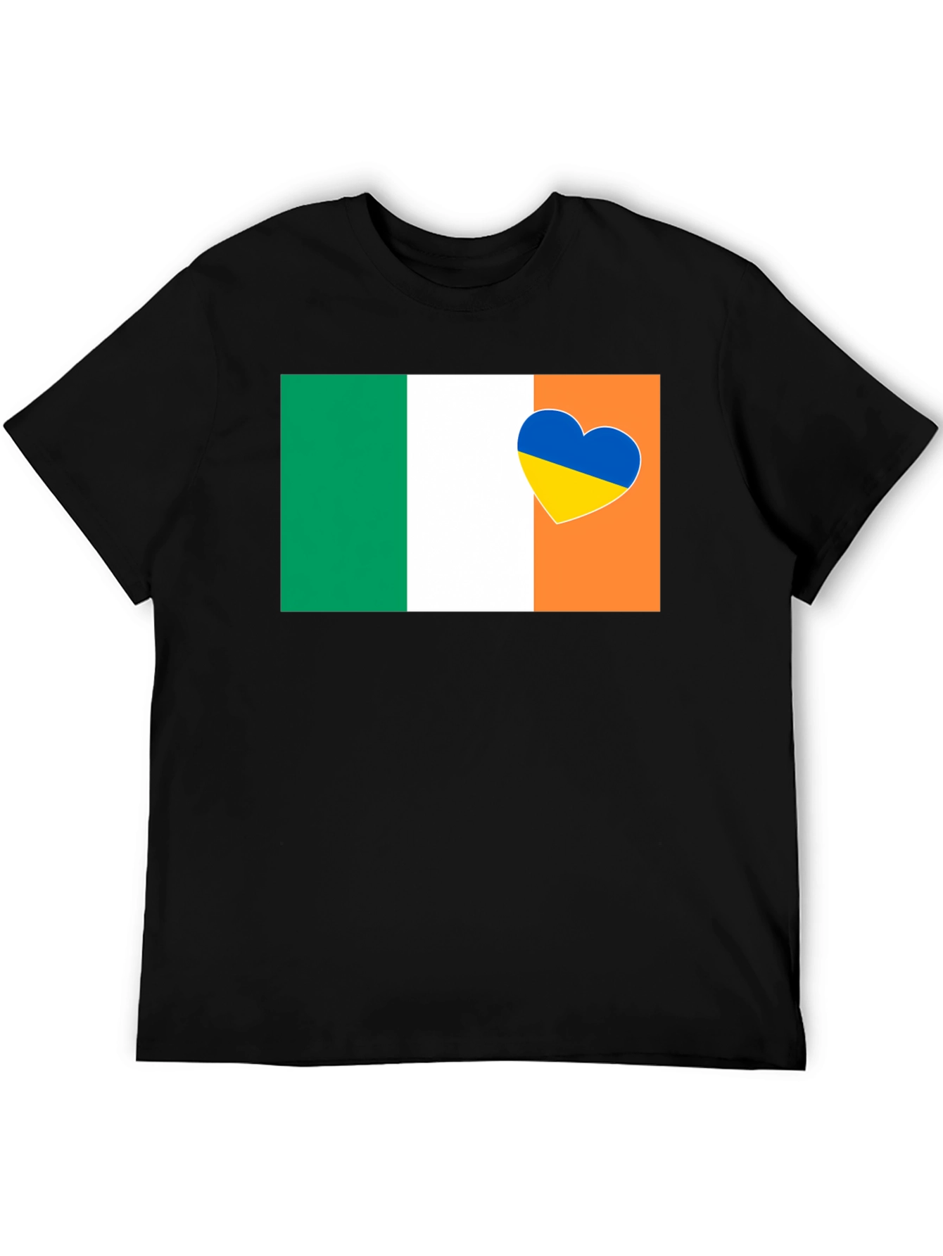 Ireland & Ukraine Heart T-Shirt