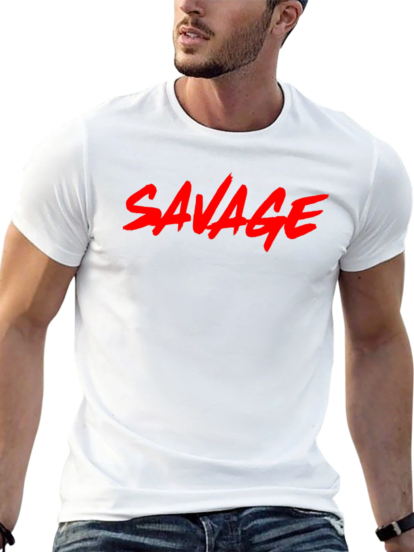 Savage Graphic Tee - Bold Statement Shirt