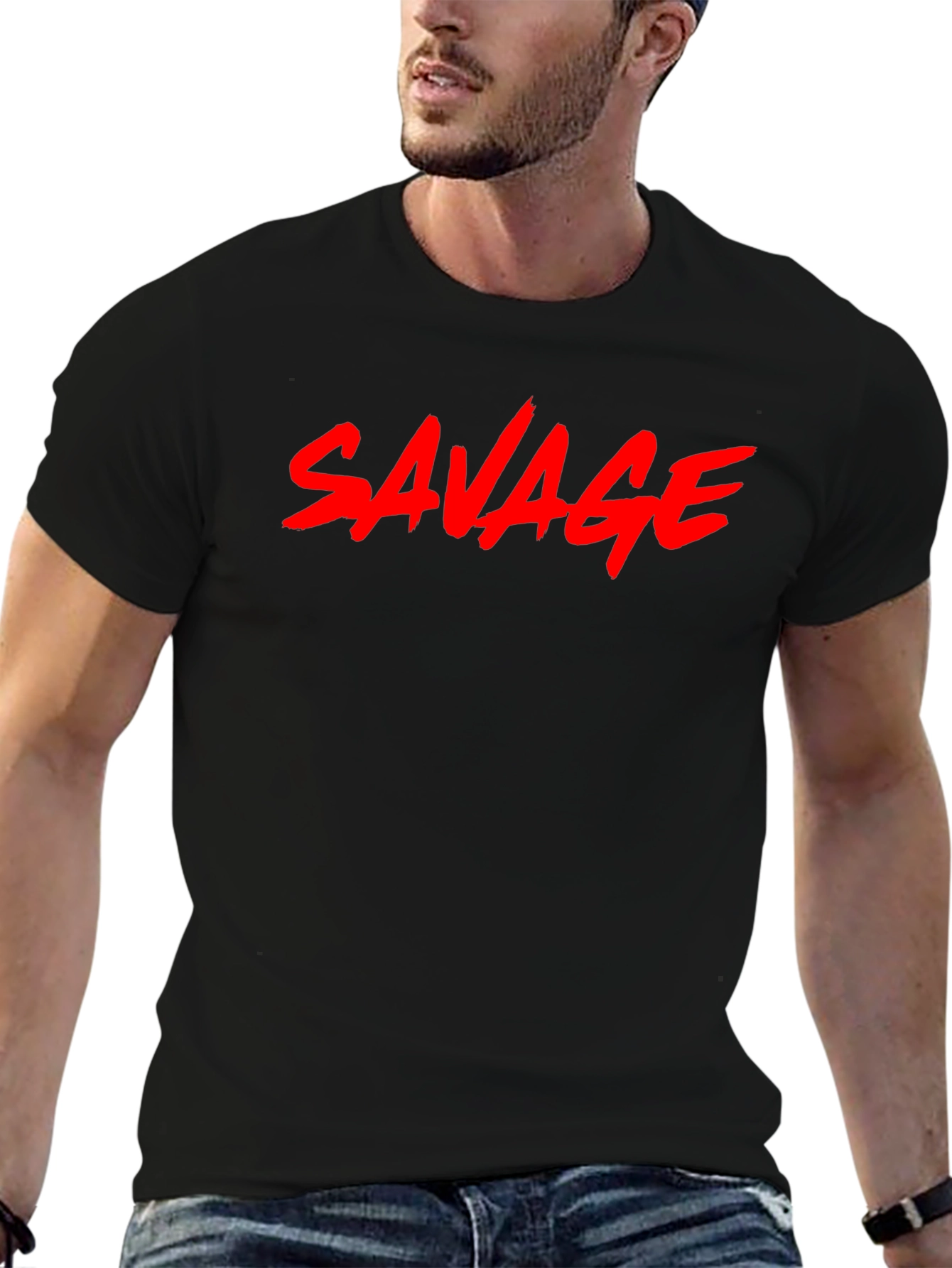 Savage Graphic Tee - Bold Statement Shirt