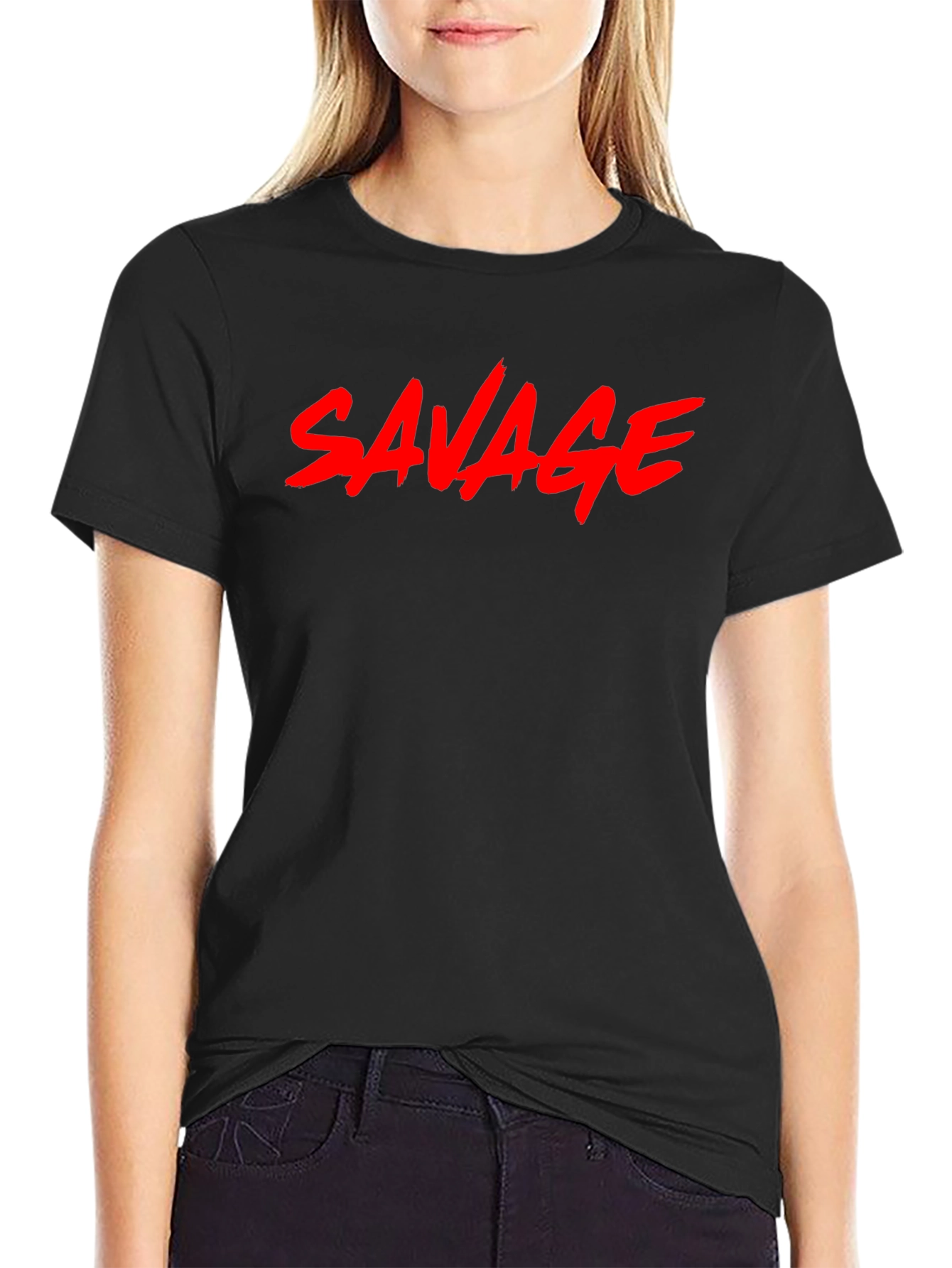 Savage Graphic Tee - Bold Statement Shirt
