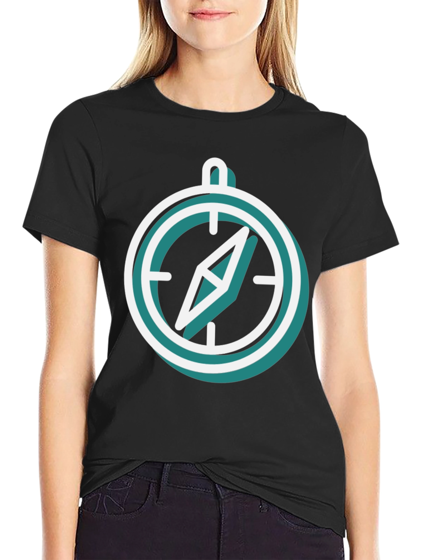 Compass Graphic Tee - Adventure Awaits!