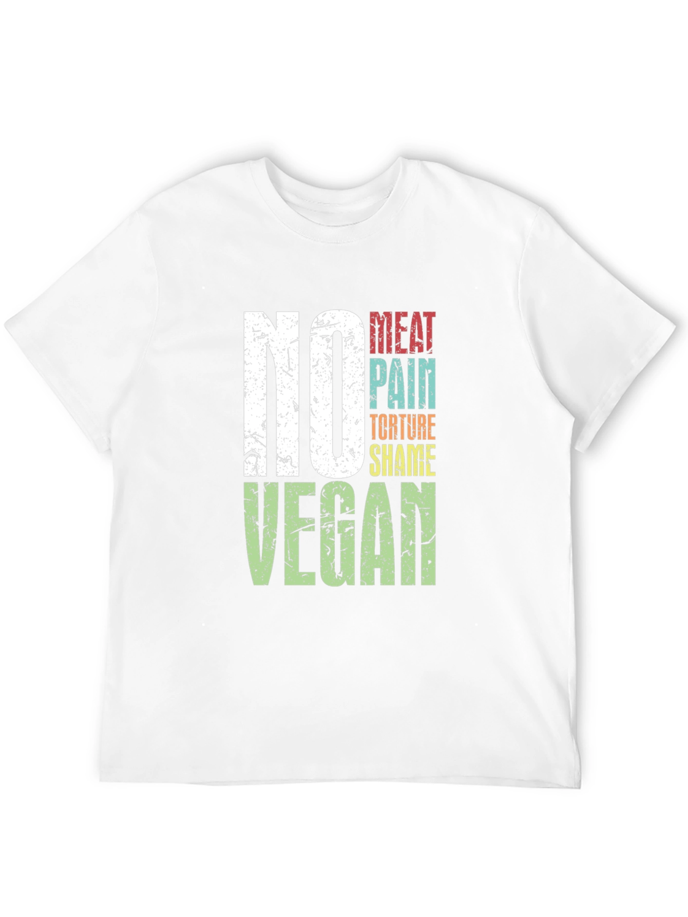 Vegan Slogan Graphic T-Shirt
