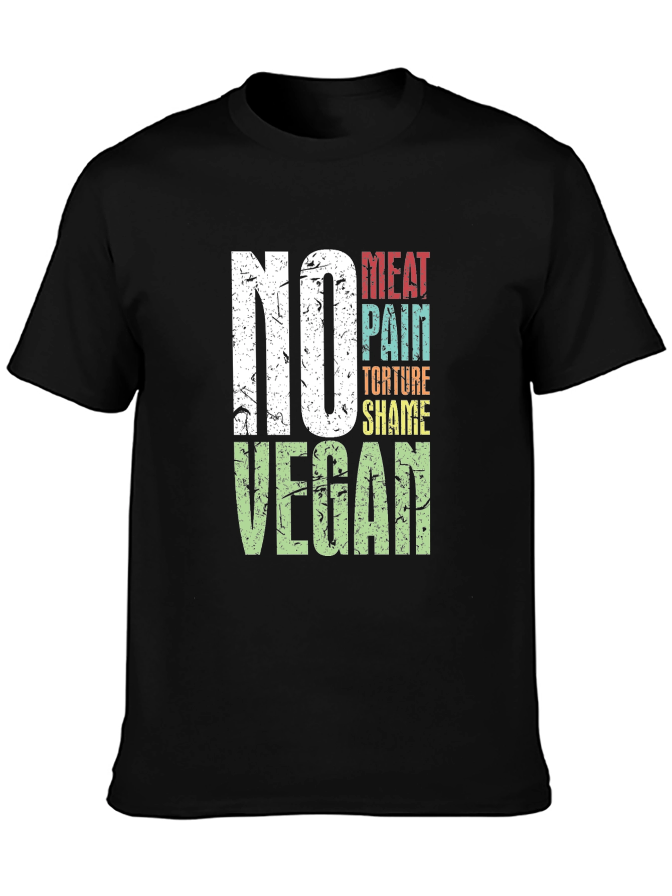 Vegan Slogan Graphic T-Shirt