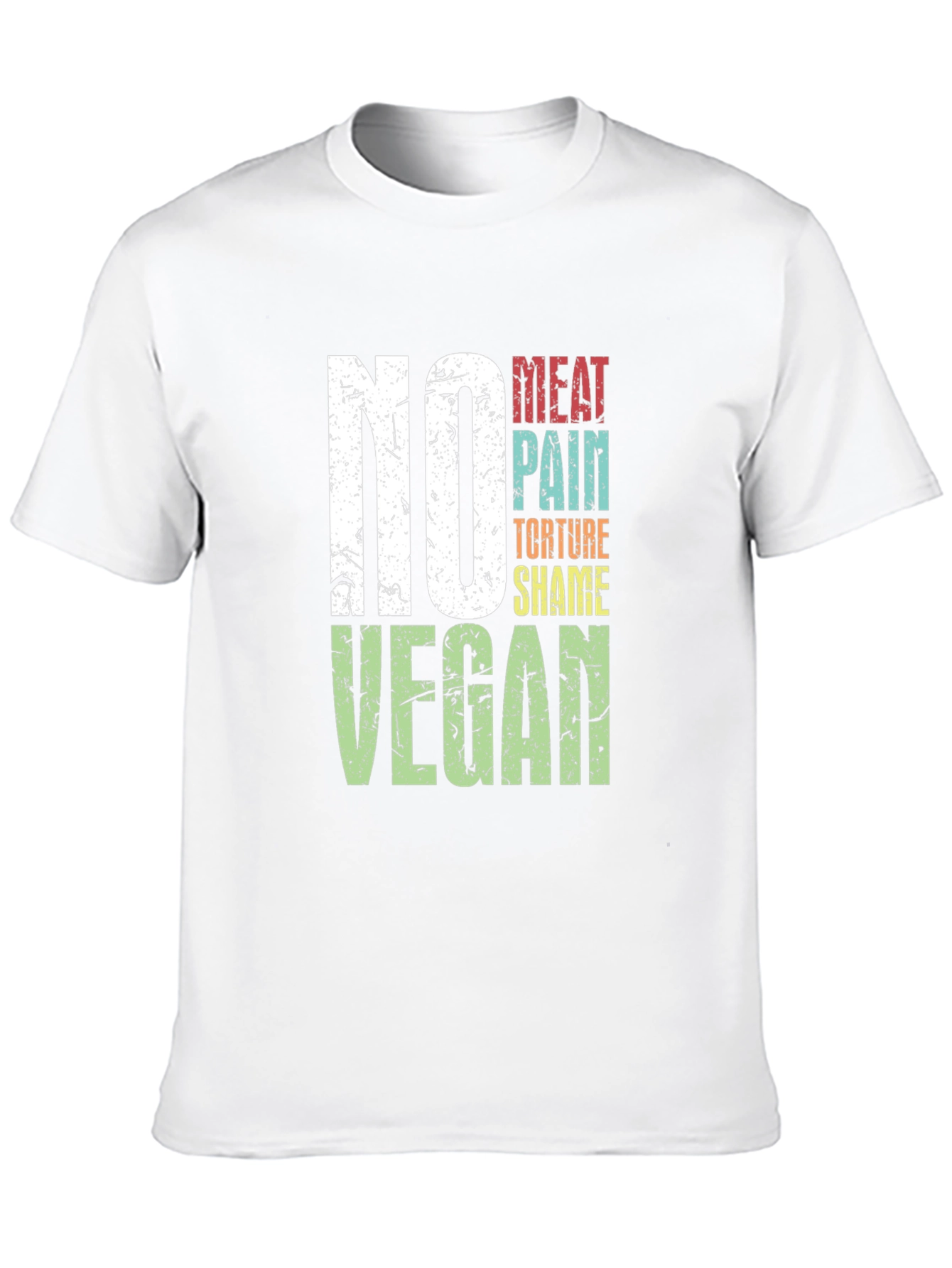 Vegan Slogan Graphic T-Shirt