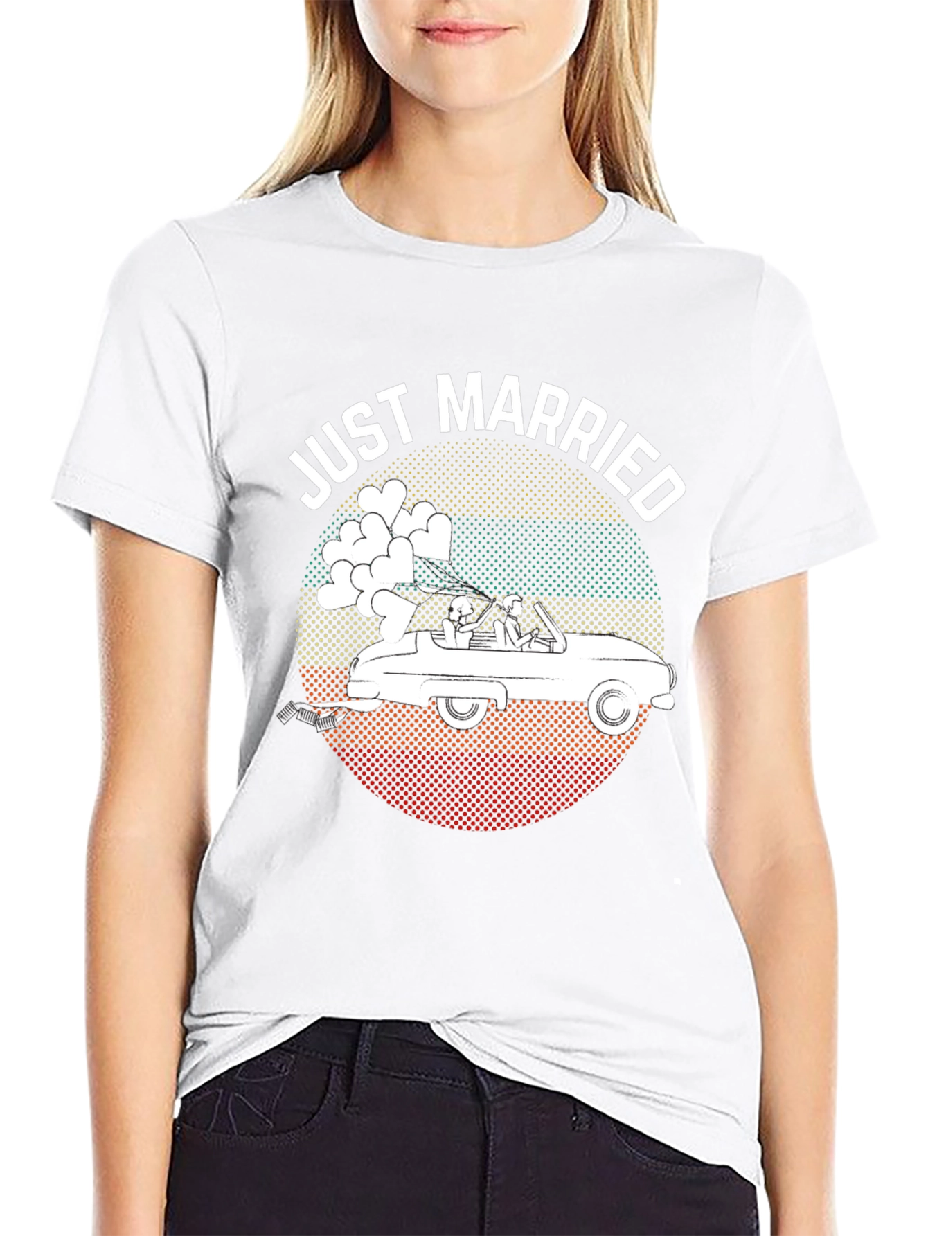 Just Married Graphic Tee