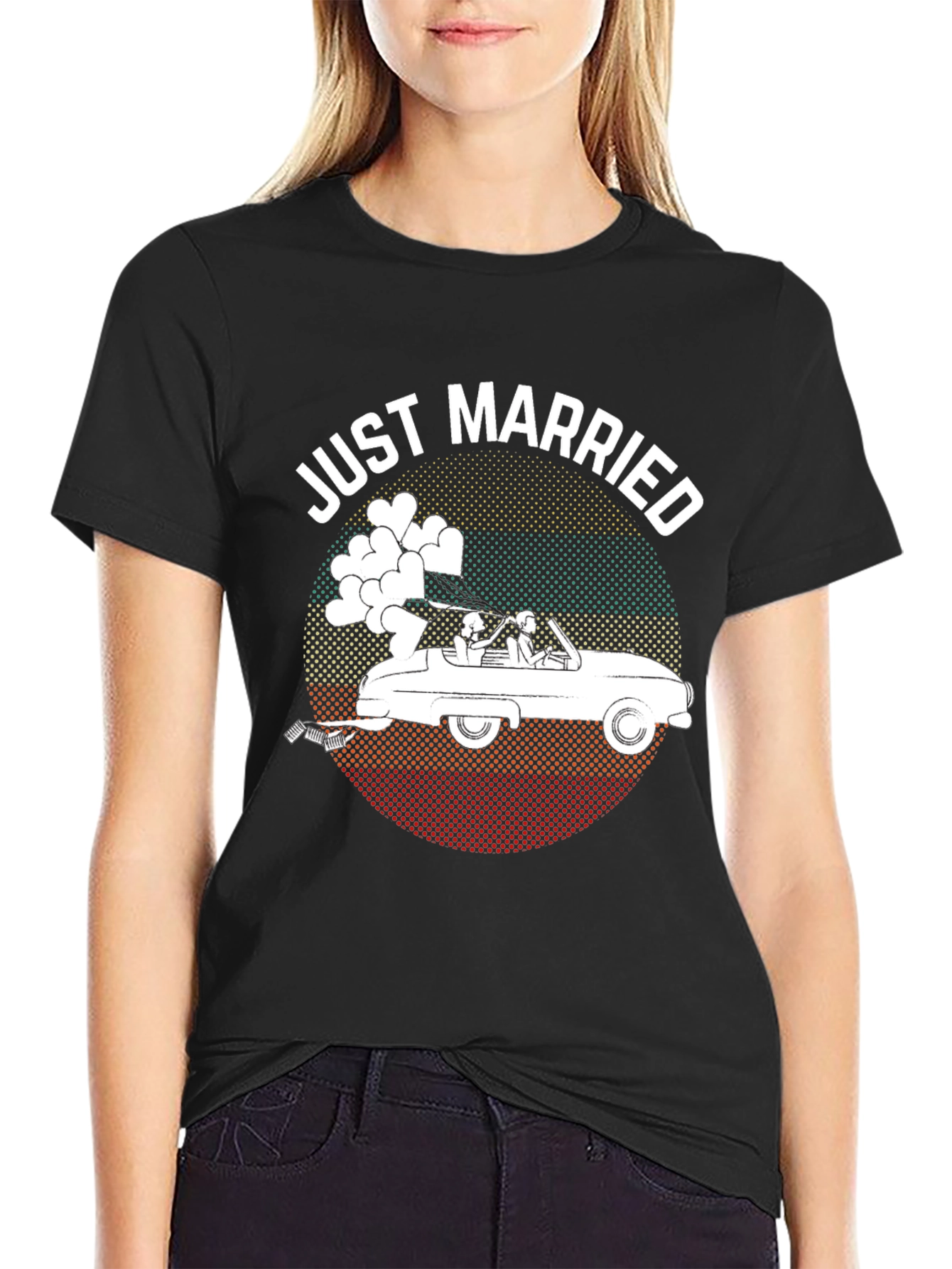 Just Married Graphic Tee