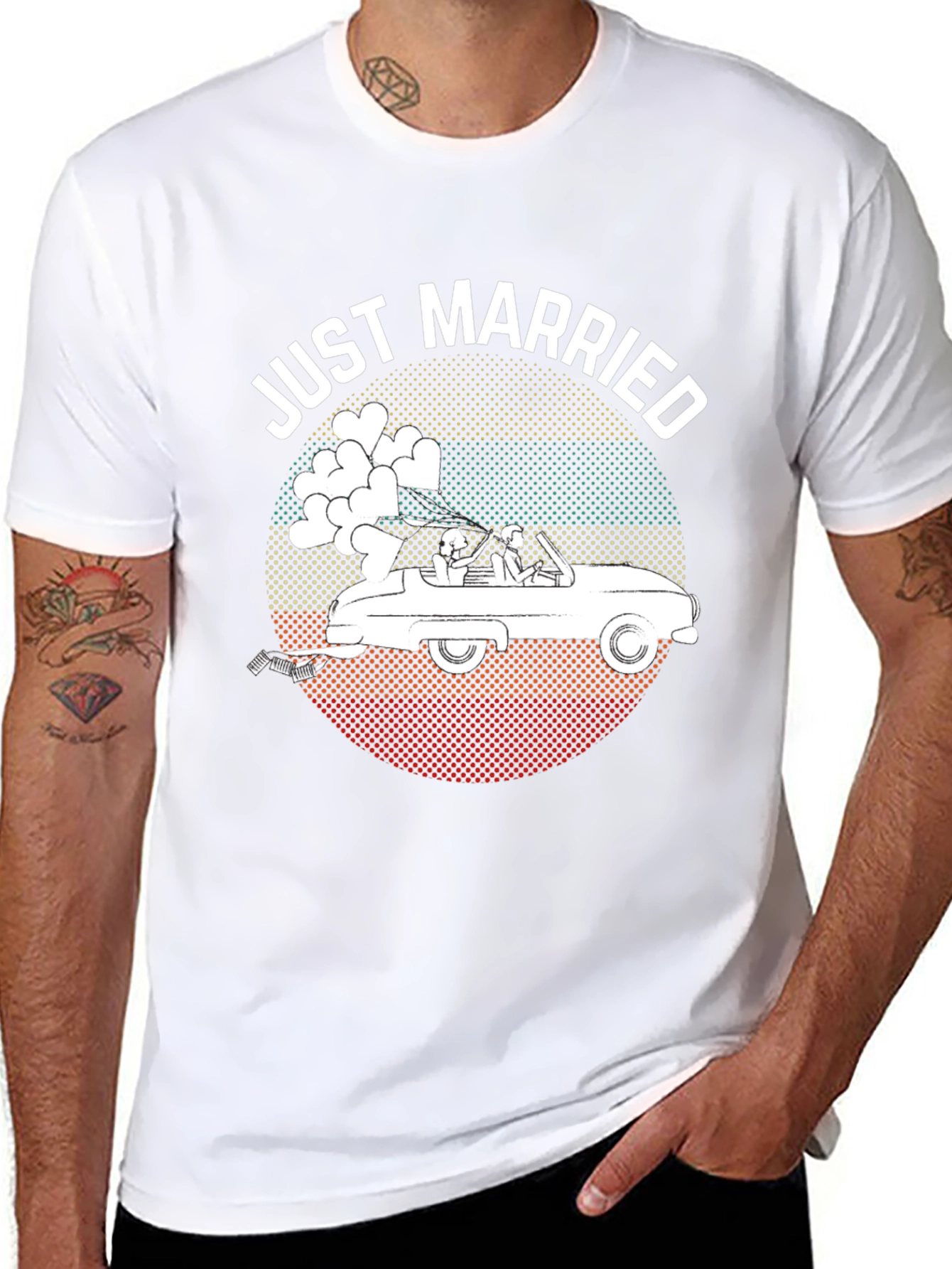 Just Married Graphic Tee