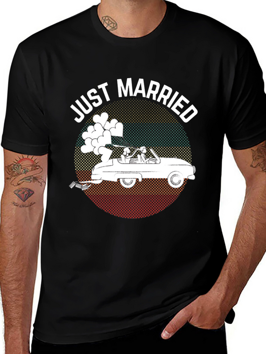 Just Married Graphic Tee