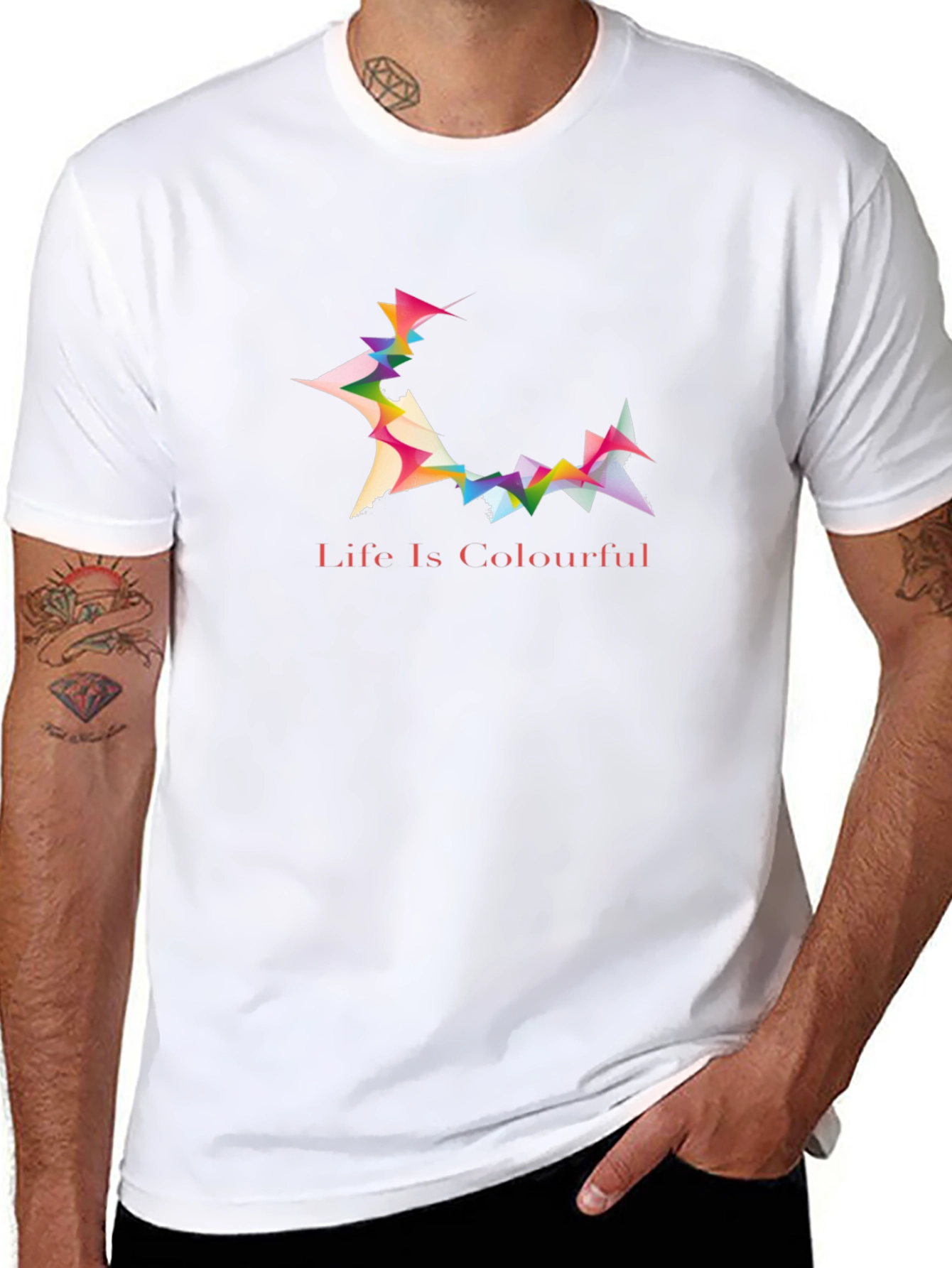 Colorful Life Graphic Tee