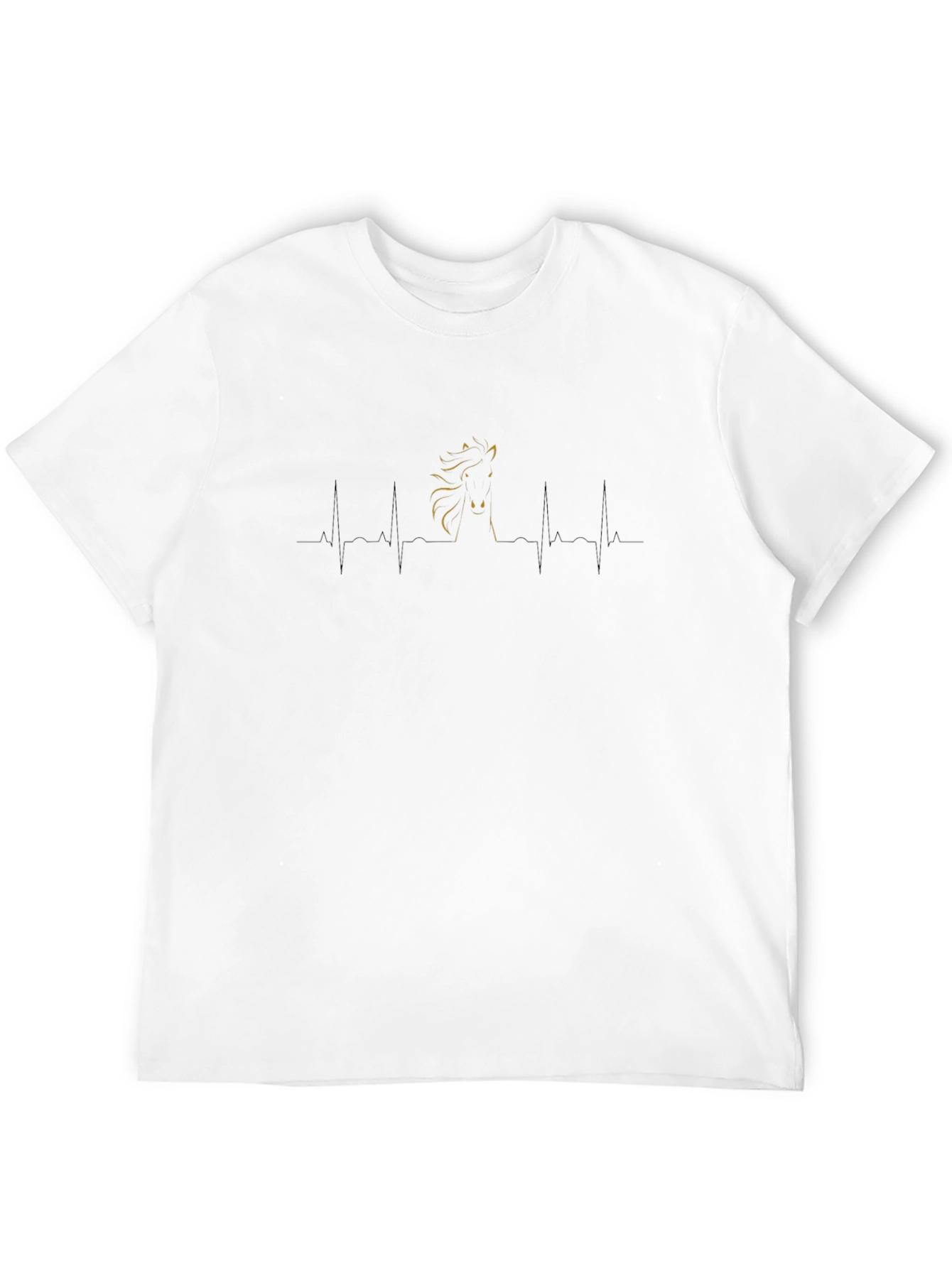Horse Lovers Heartbeat Tee - Stylish & Unique