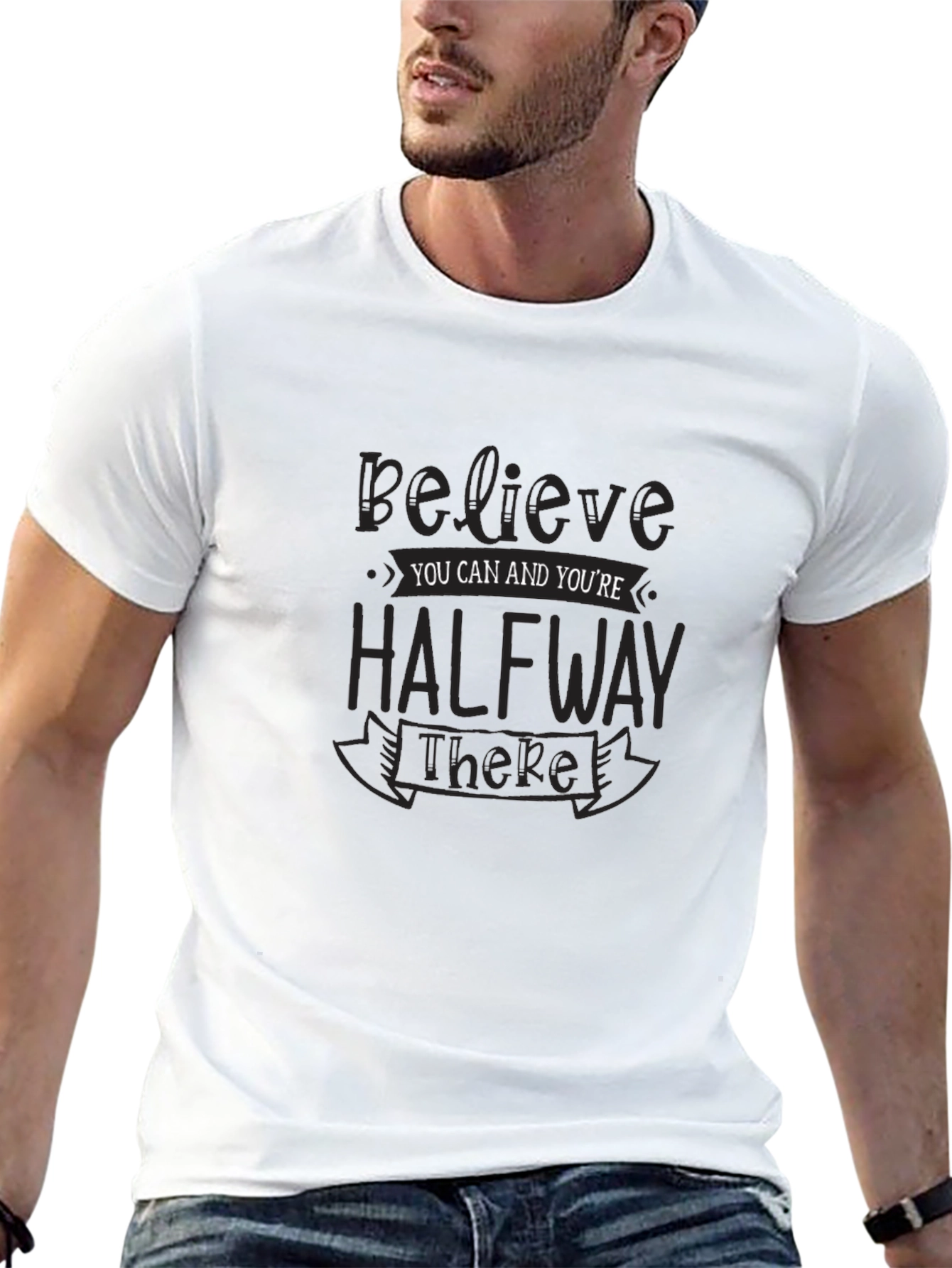 Believe You Can Black T-Shirt
