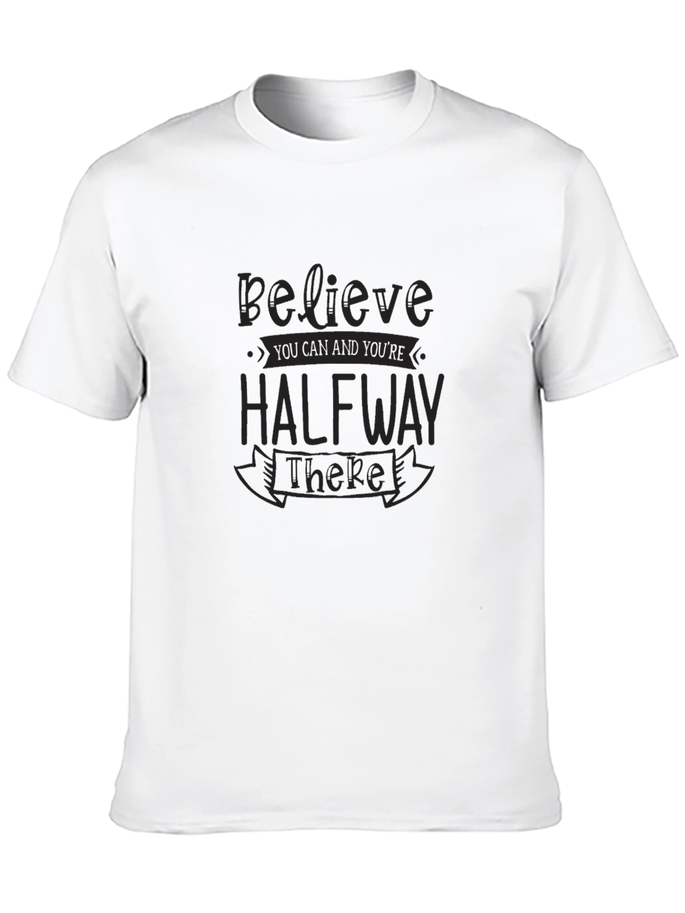 Believe You Can Black T-Shirt