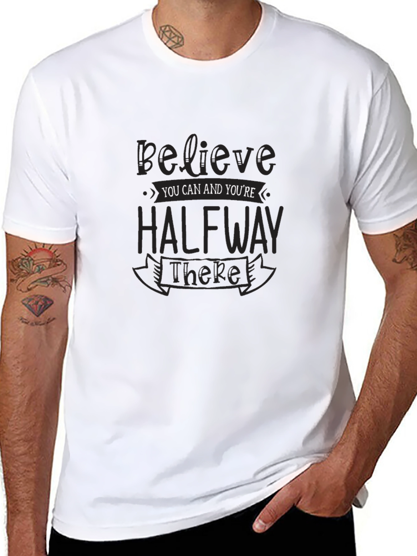 Believe You Can Black T-Shirt
