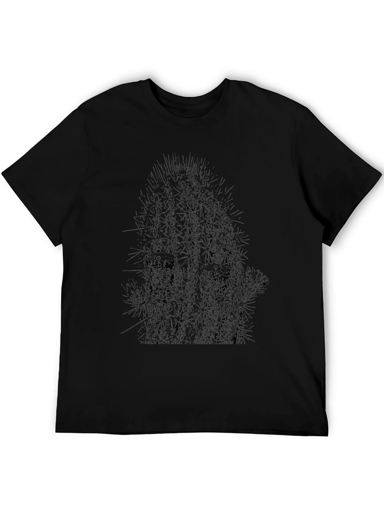 Black Cactus Graphic T-Shirt