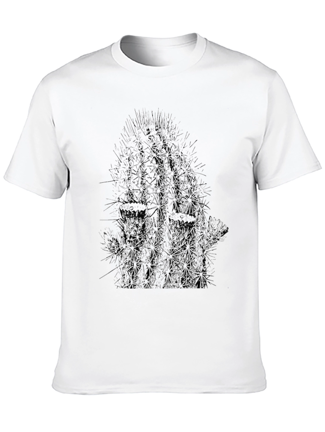 Black Cactus Graphic T-Shirt