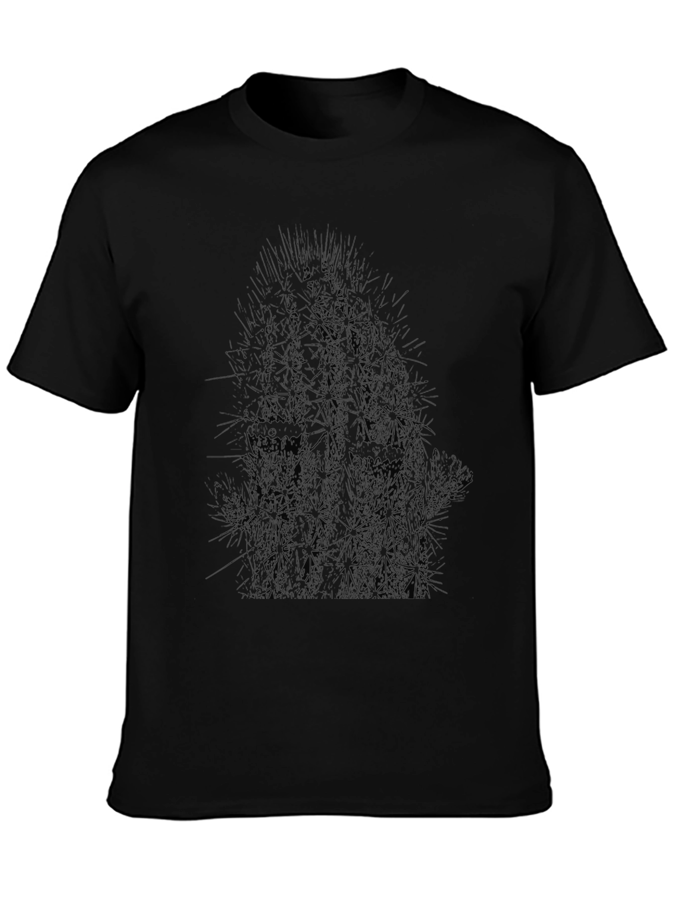 Black Cactus Graphic T-Shirt
