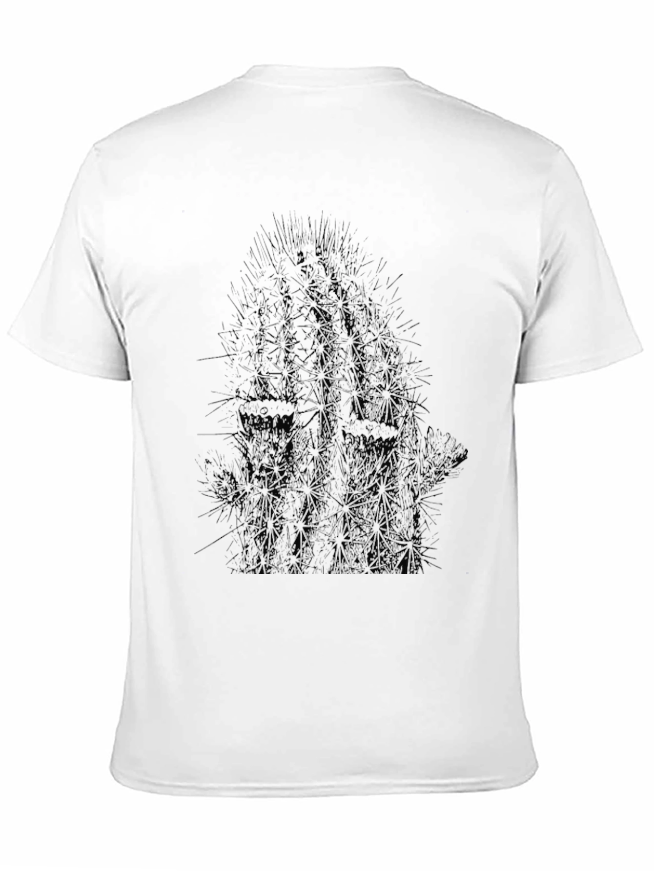 Black Cactus Graphic T-Shirt