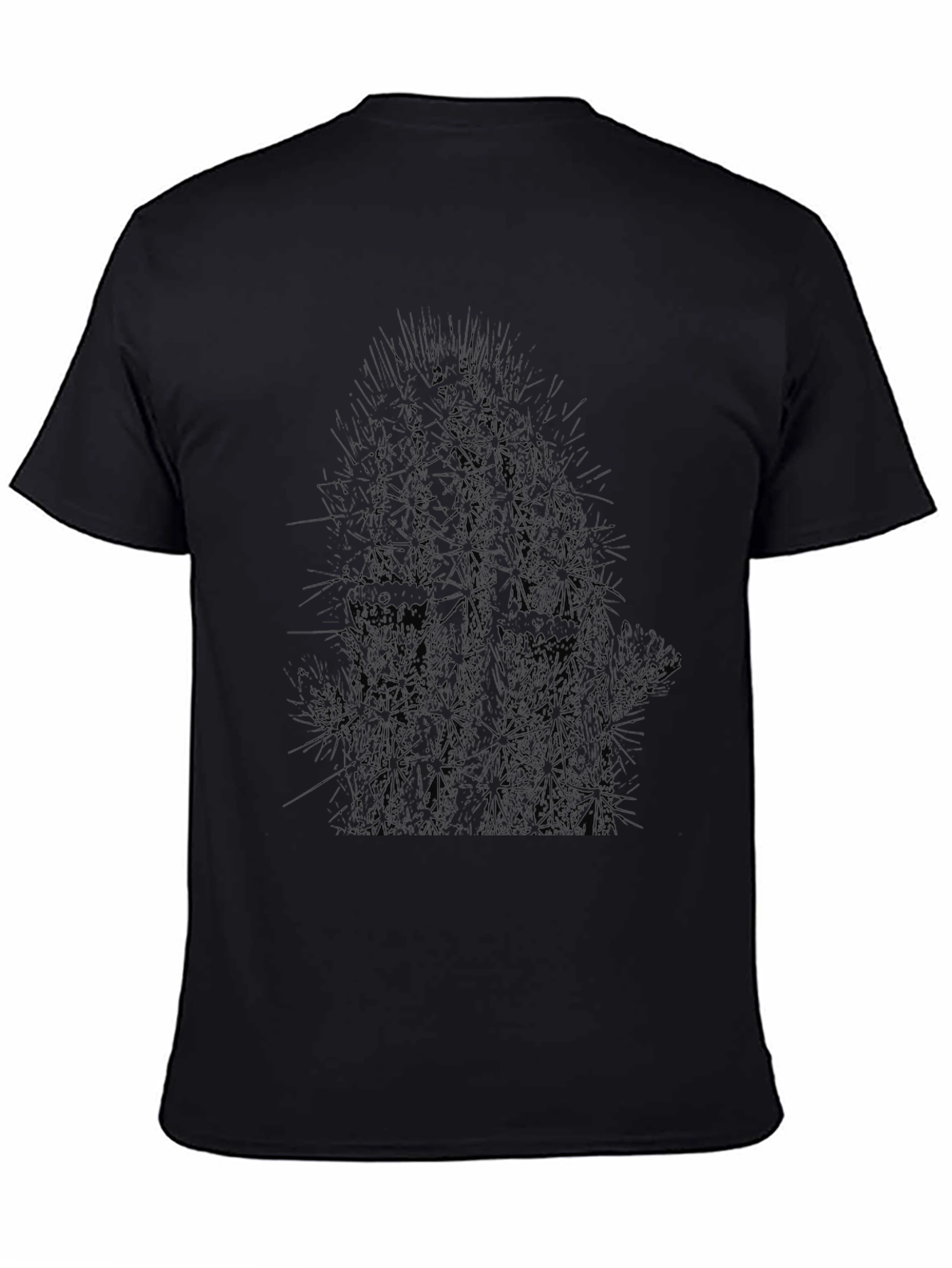 Black Cactus Graphic T-Shirt