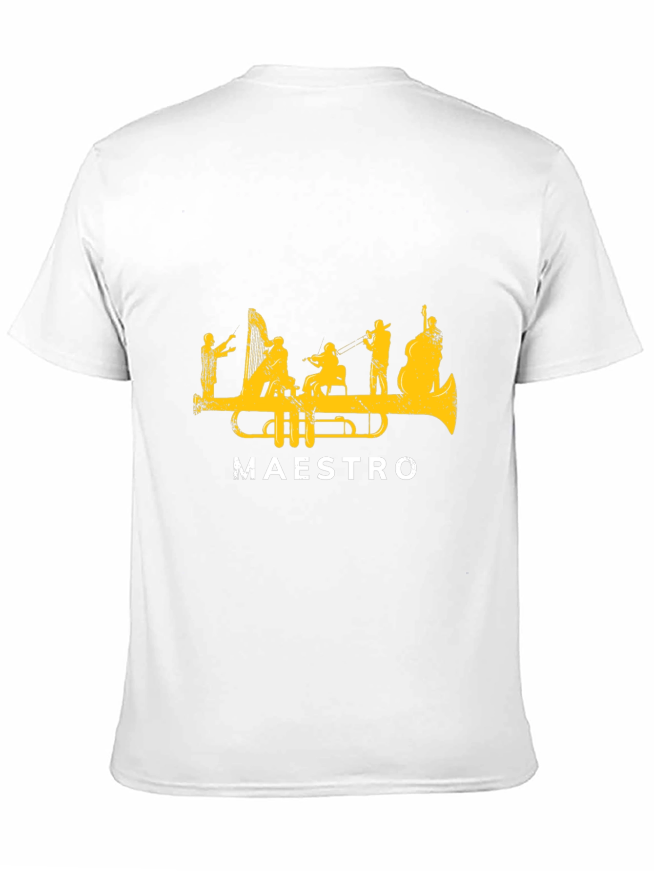Maestro Trumpet Orchestra Graphic T-Shirt - Black