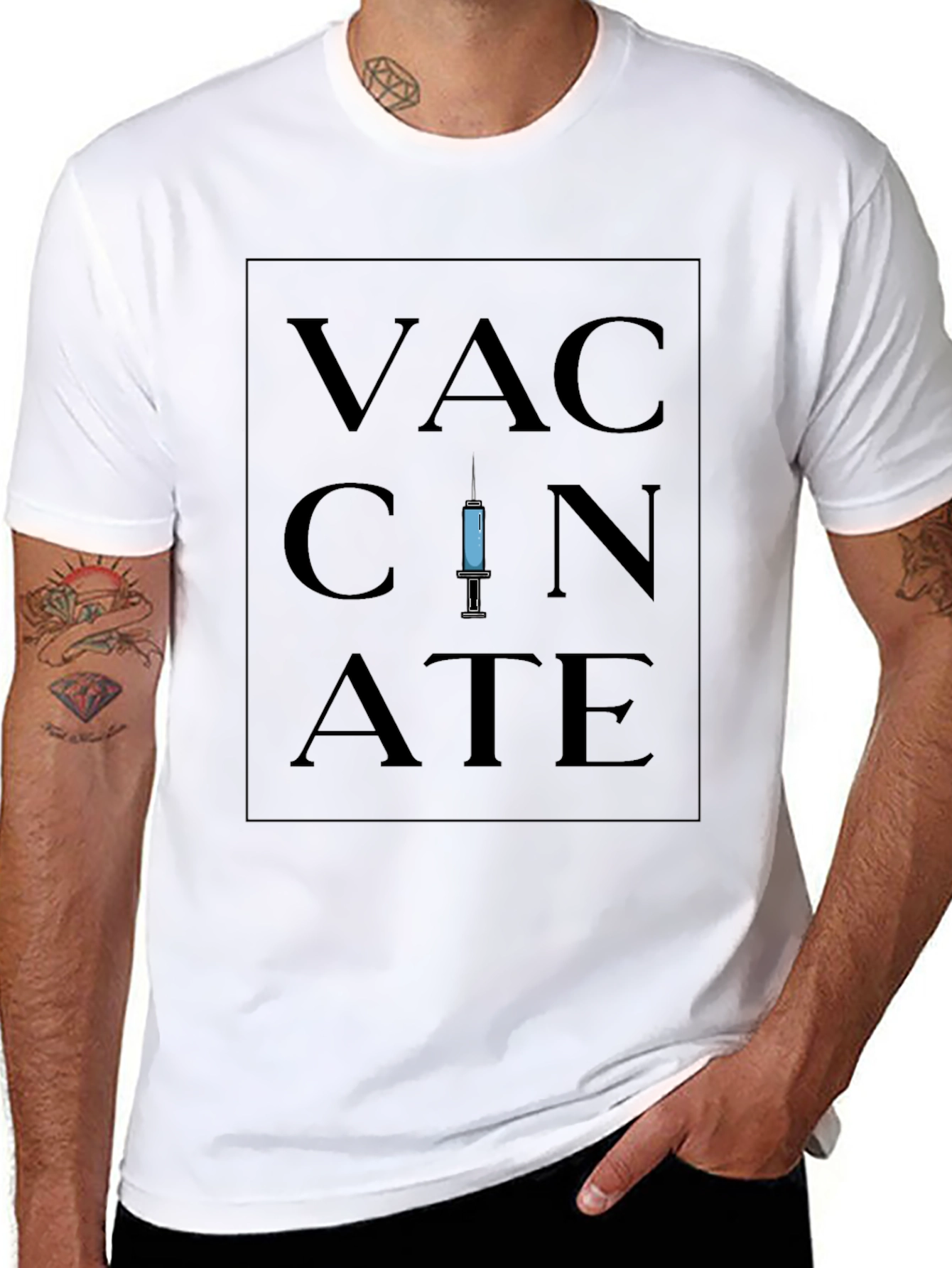 Vaccinate T-Shirt - Spread Awareness with Style