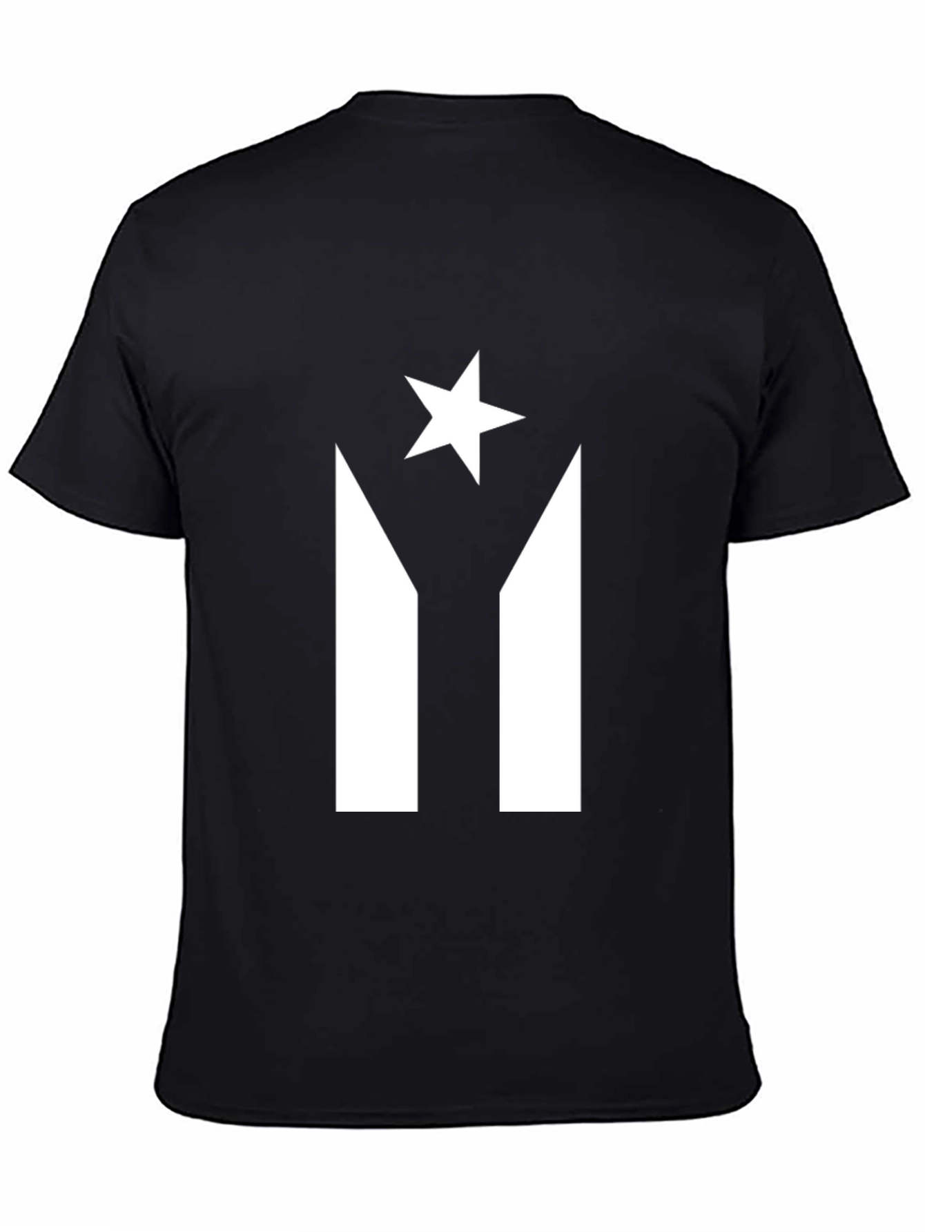 Puerto Rico Flag T-Shirt Pride Tee Black