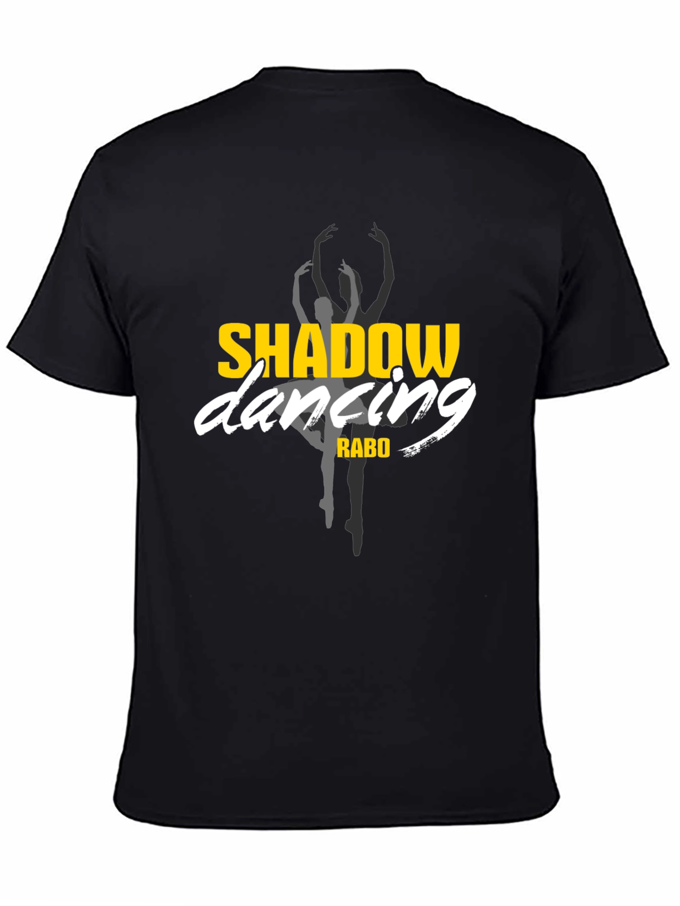 Shadow Dancing Black Graphic Tee