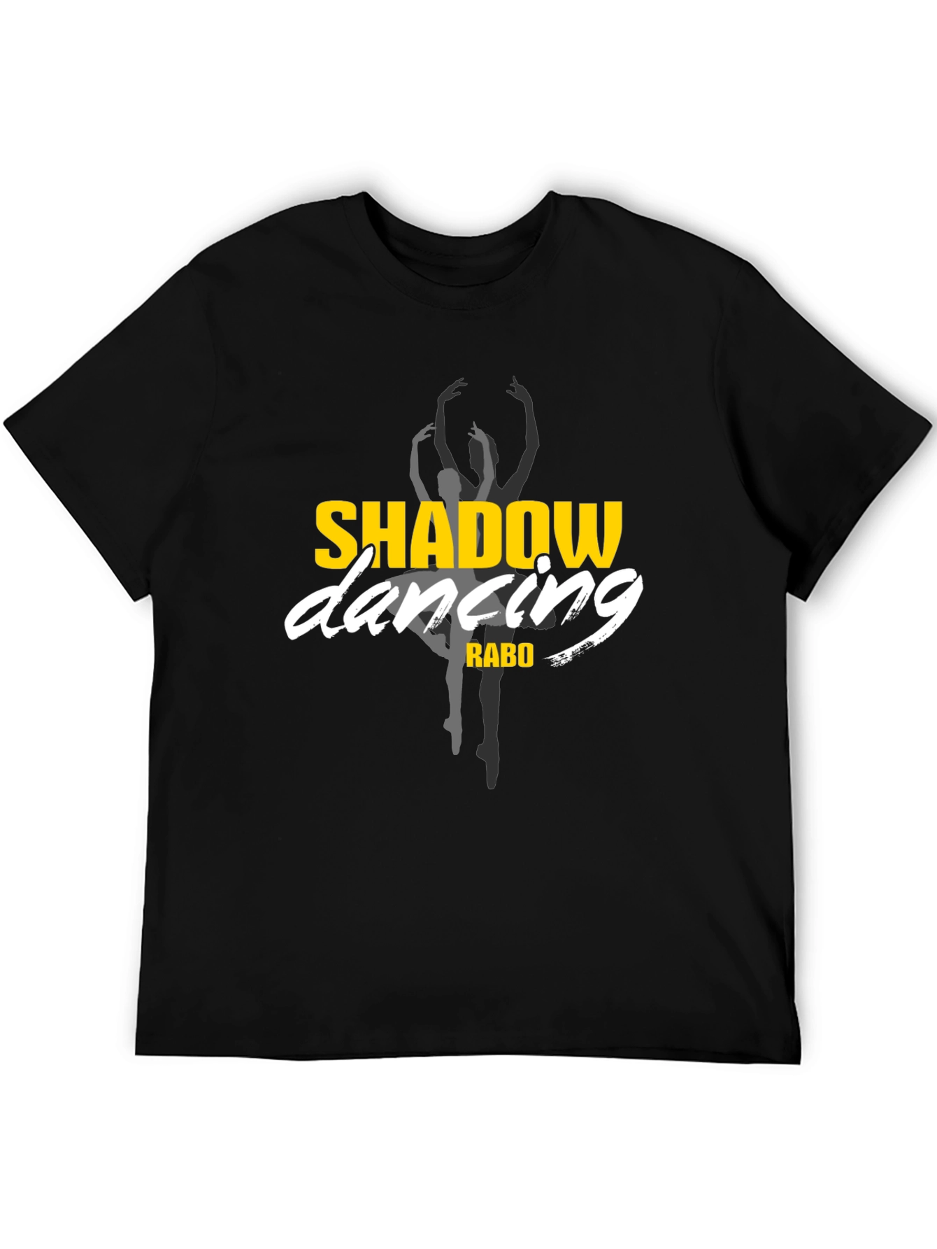 Shadow Dancing Black Graphic Tee