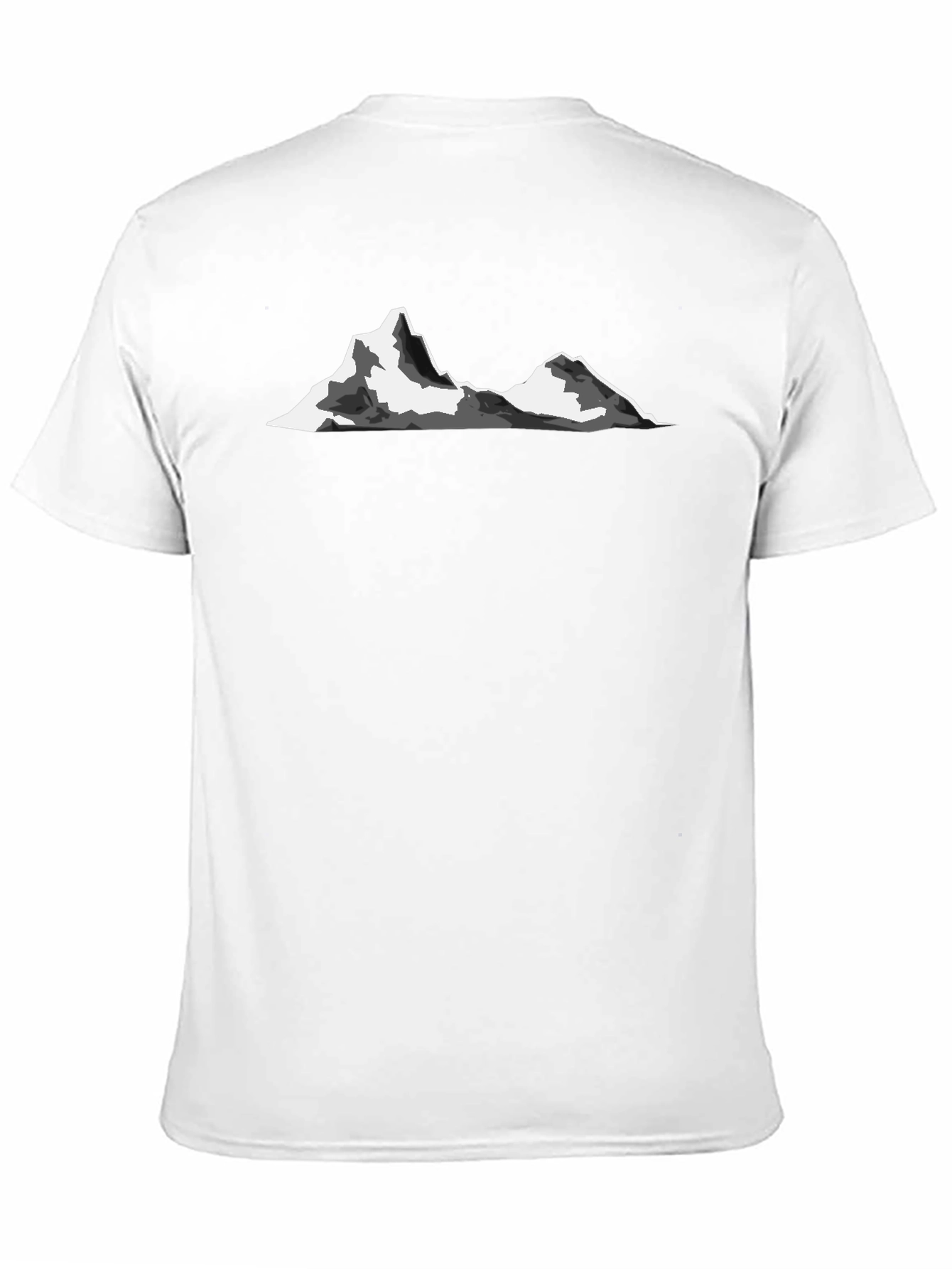 Mountain Peak Graphic Tee - Black