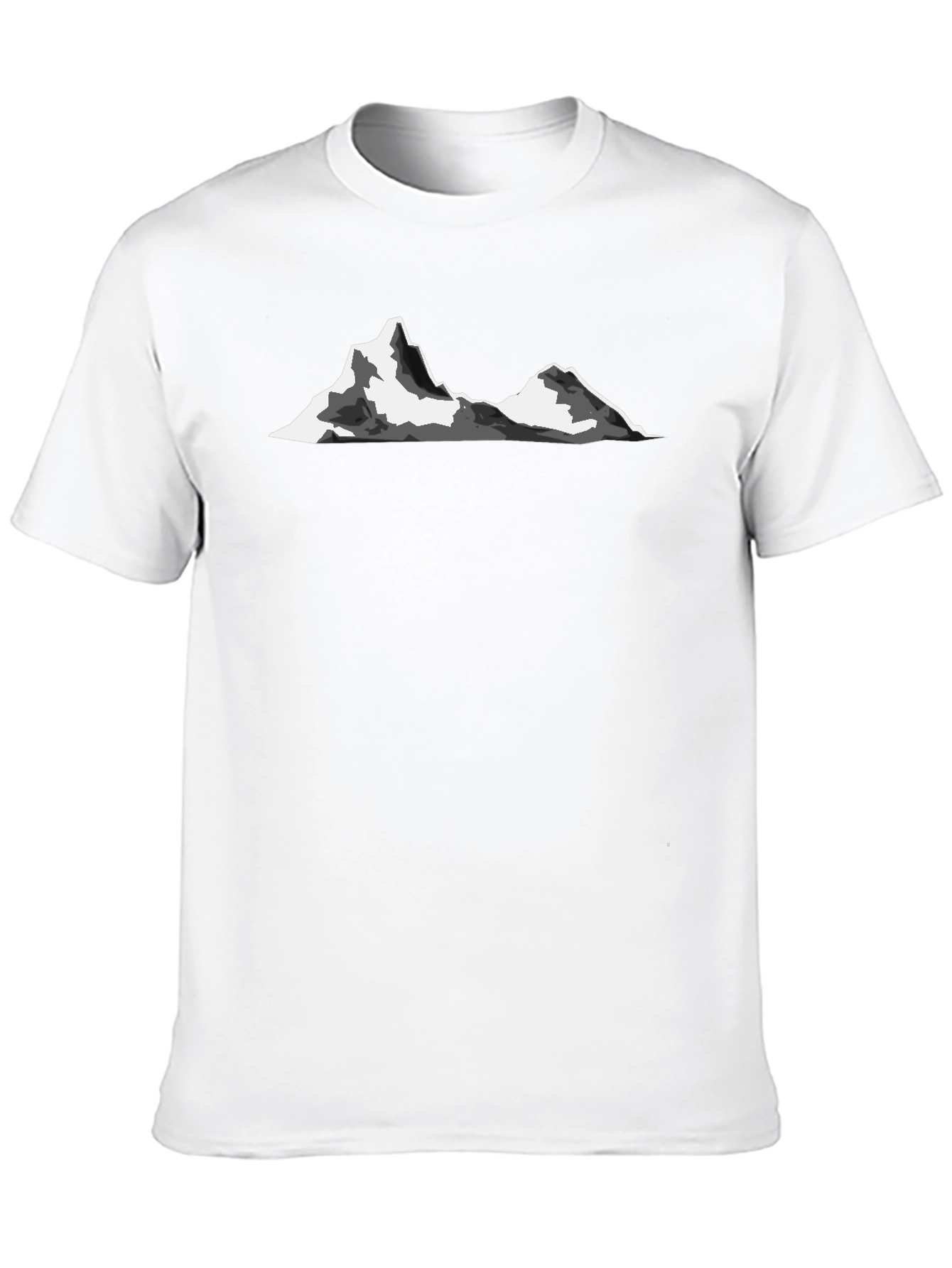 Mountain Peak Graphic Tee - Black