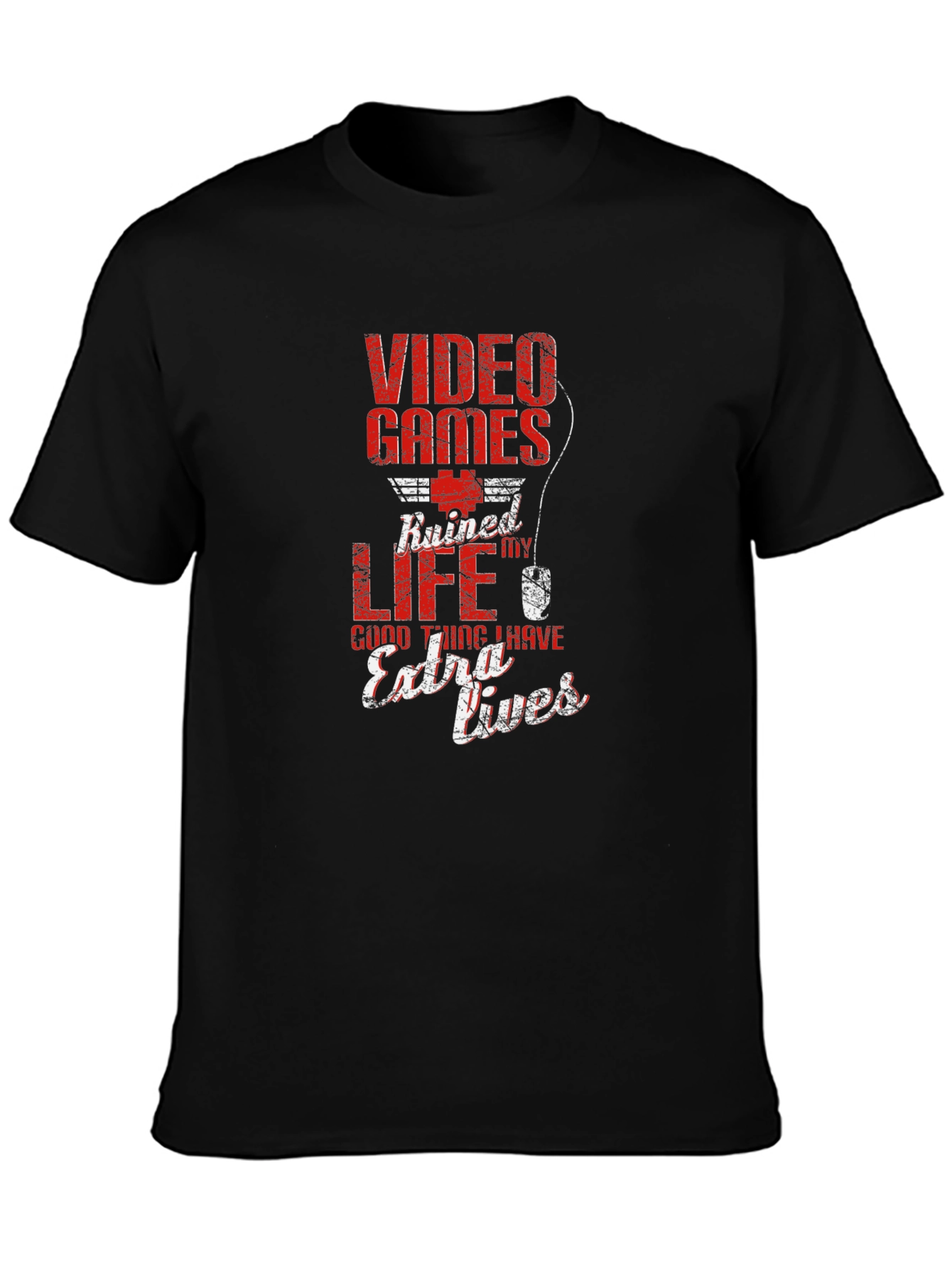 Video Games Ruined My Life T-Shirt - Gamer Tee
