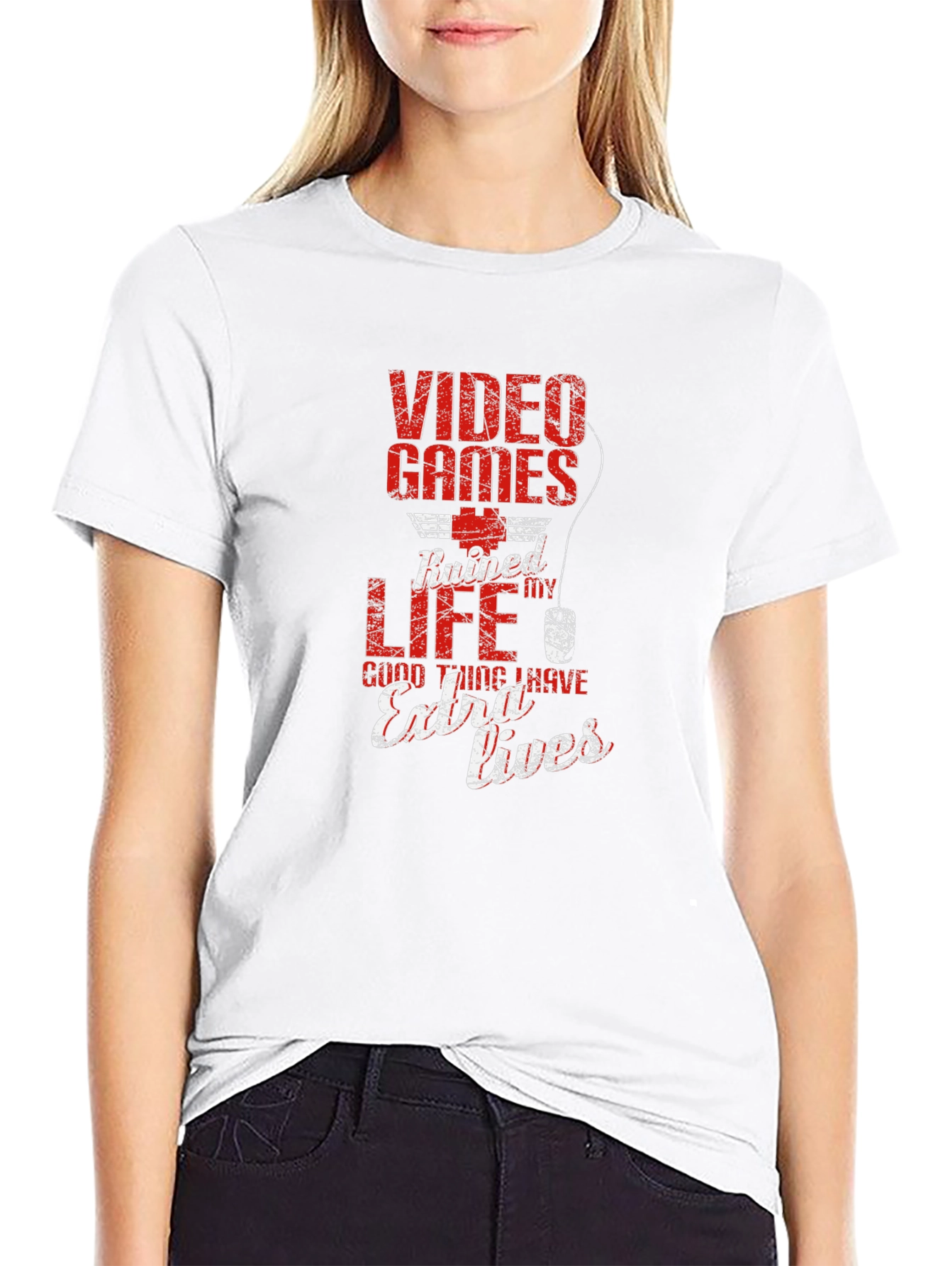 Video Games Ruined My Life T-Shirt - Gamer Tee