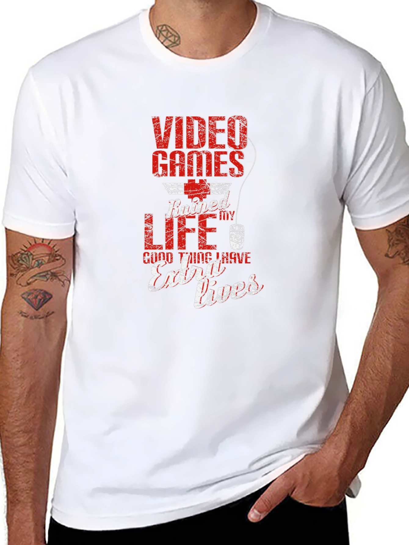 Video Games Ruined My Life T-Shirt - Gamer Tee