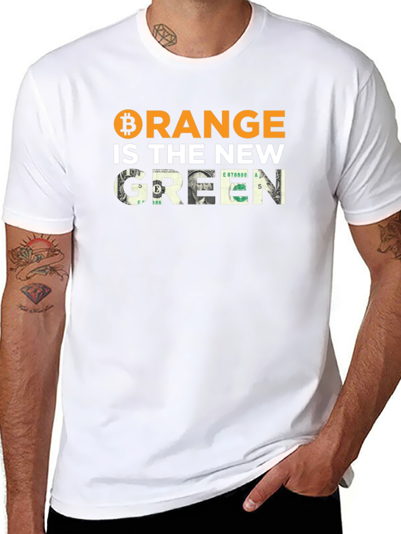 Orange is the New Green Bitcoin T-Shirt