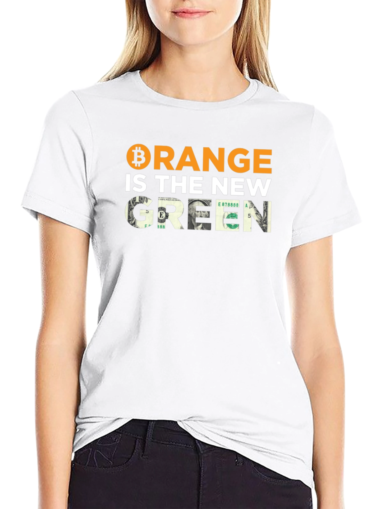 Orange is the New Green Bitcoin T-Shirt