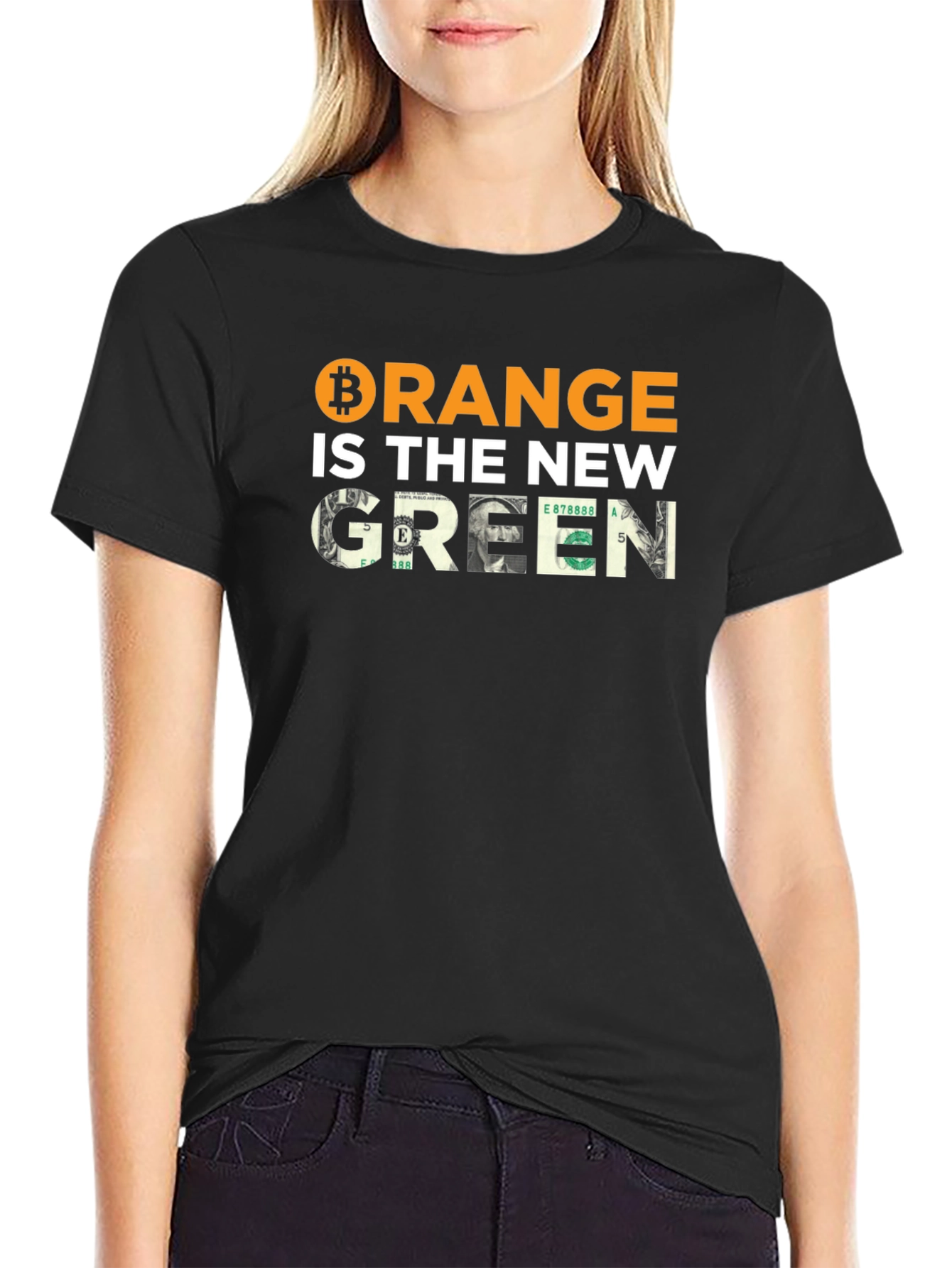 Orange is the New Green Bitcoin T-Shirt