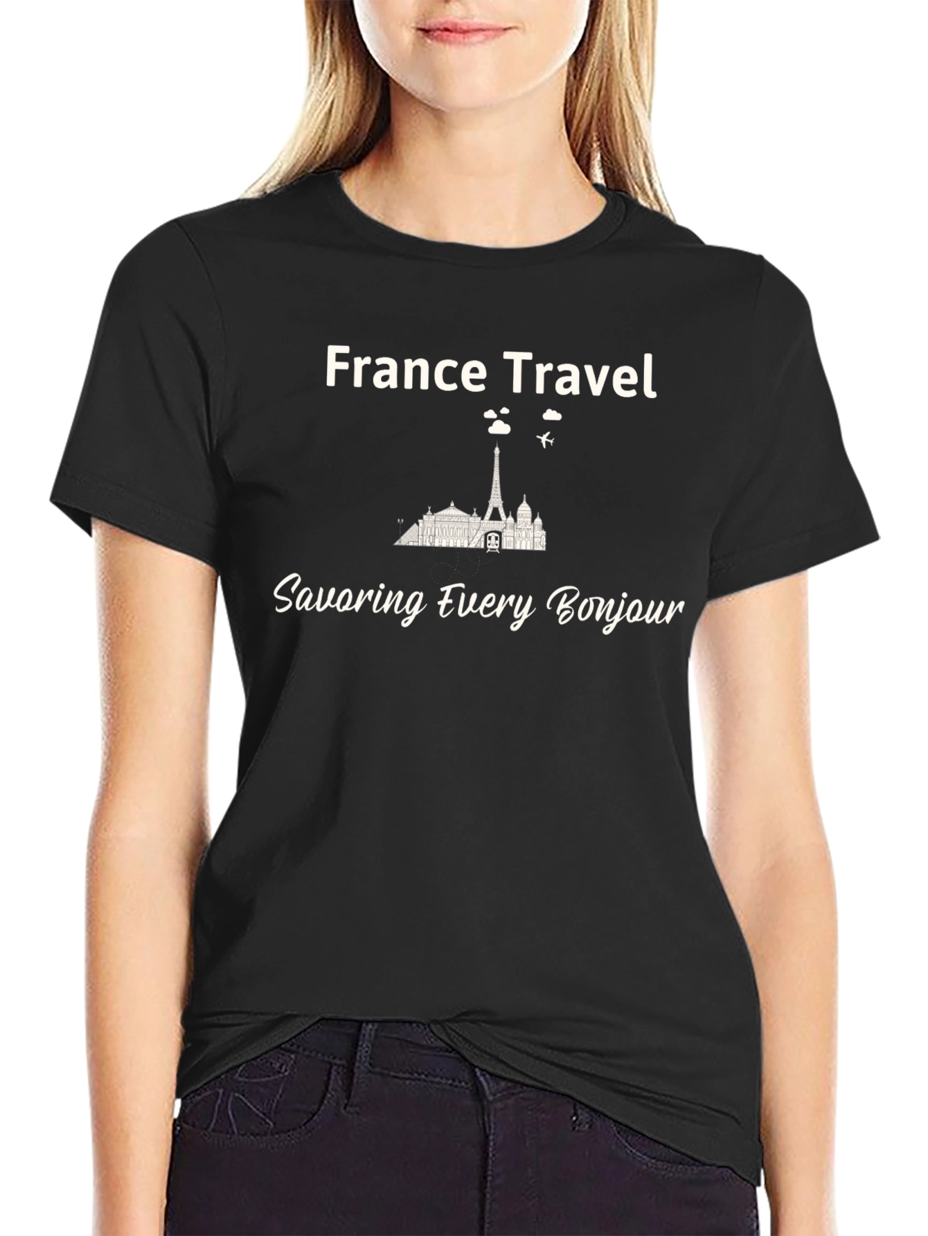 France Travel T-Shirt - Savor Every Bonjour