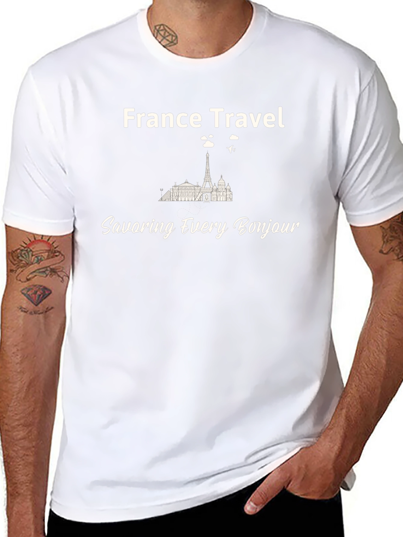 France Travel T-Shirt - Savor Every Bonjour