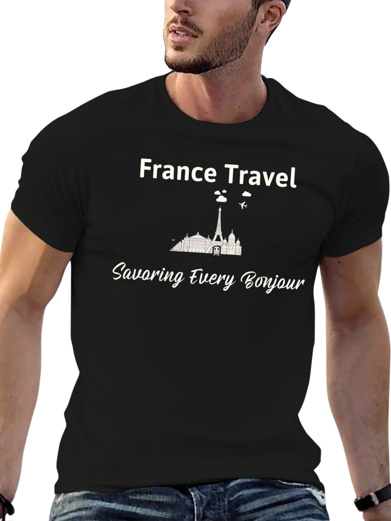 France Travel T-Shirt - Savor Every Bonjour