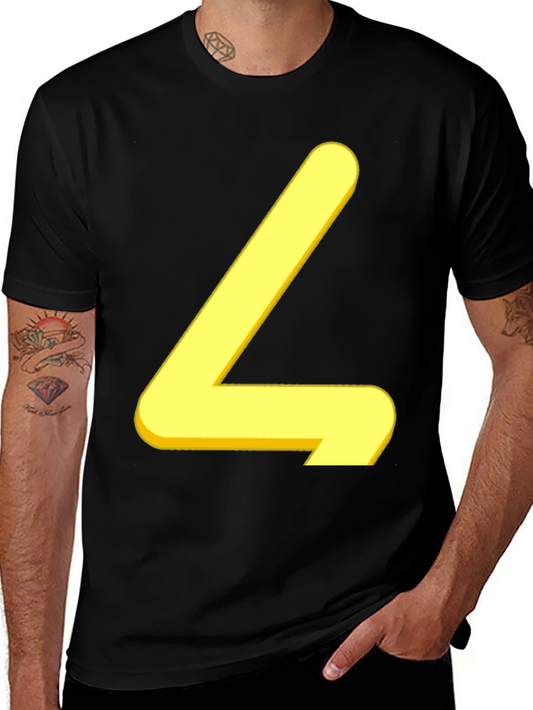 Bold Yellow Letter T-Shirt