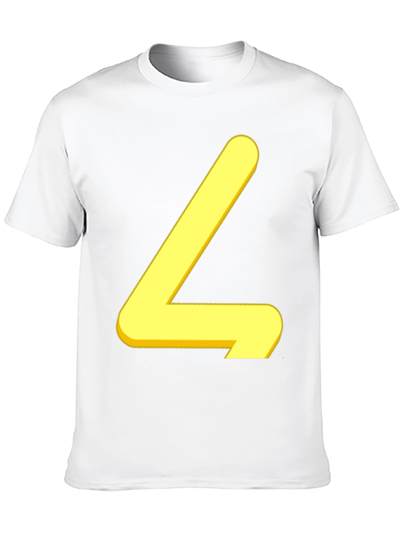 Bold Yellow Letter T-Shirt