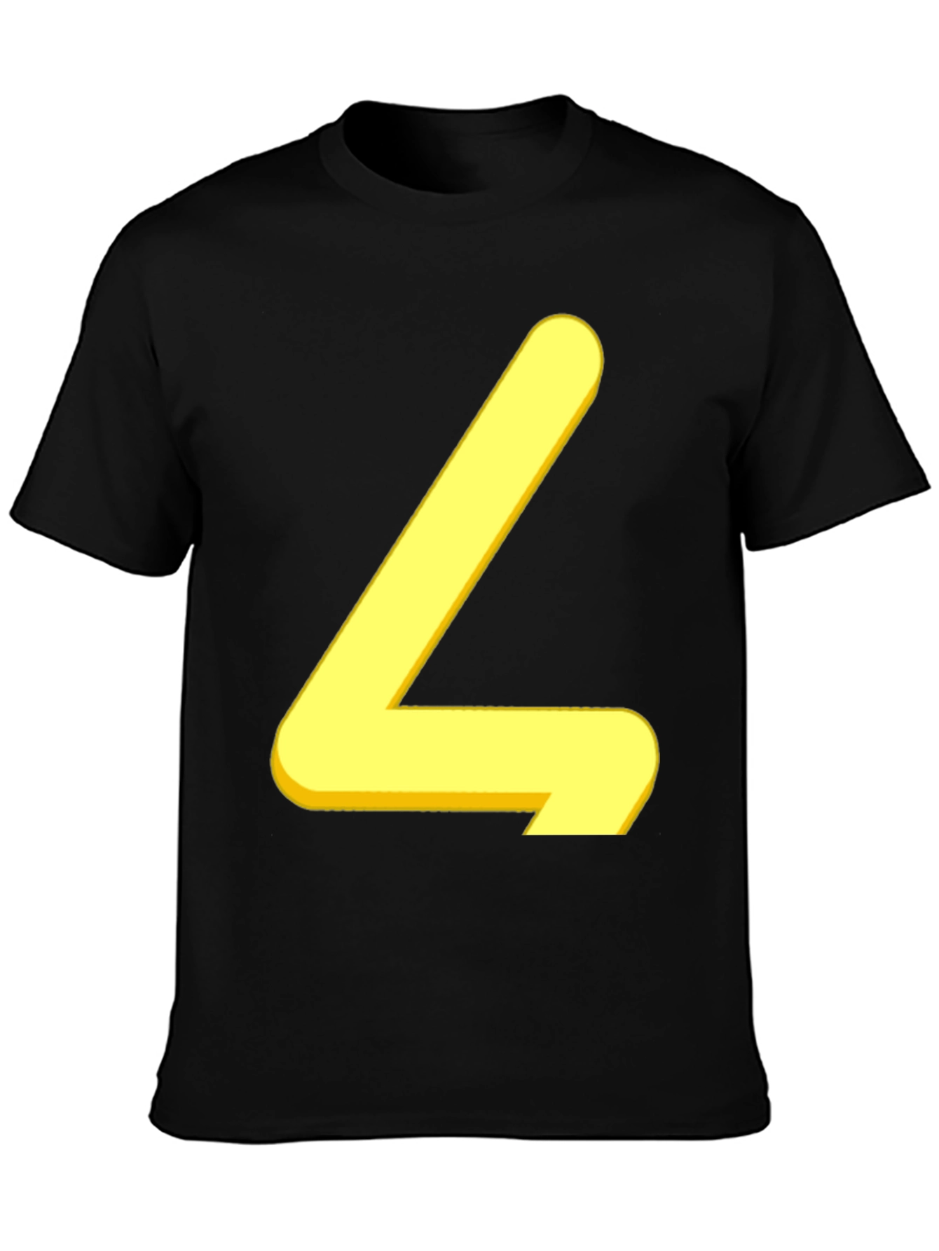 Bold Yellow Letter T-Shirt